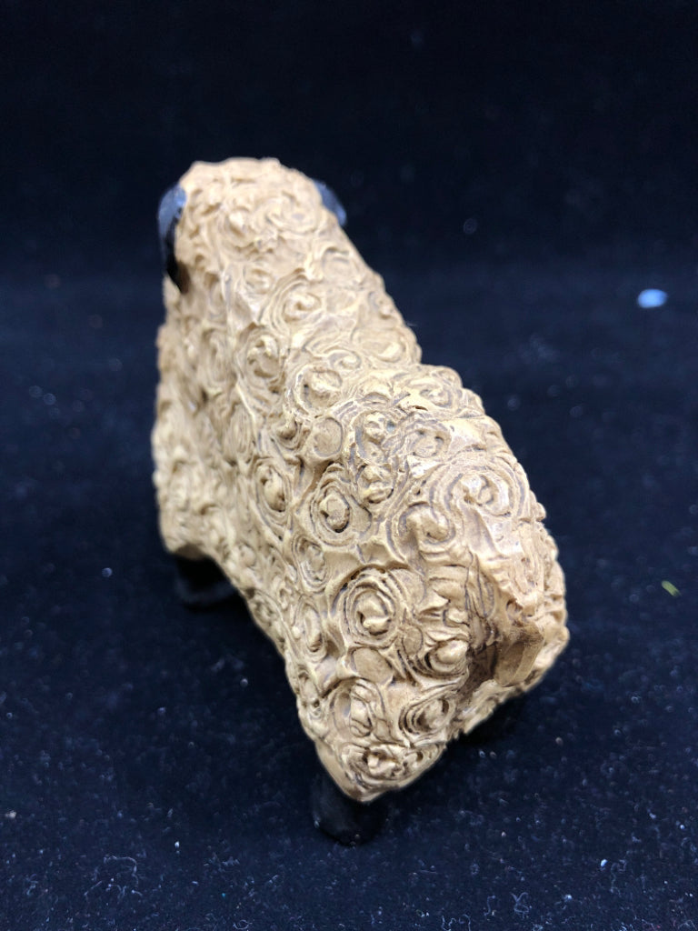 TAN SHEEP FIGURE.