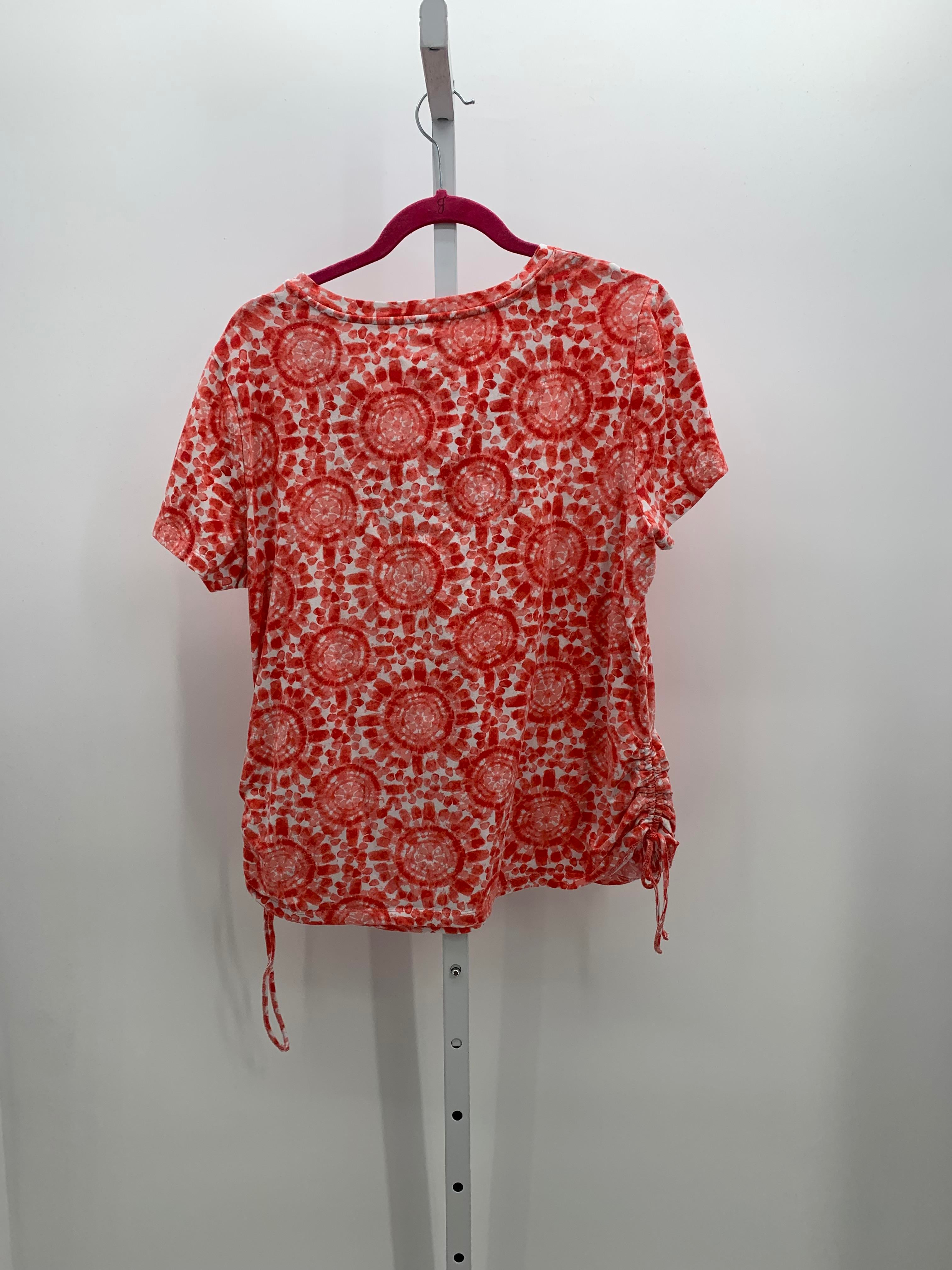 Caribbean Joe Size Large Misses Short Sleeve Shirt