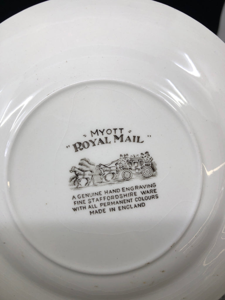 24PC ROYAL MAIL CARRIAGE DINNER SET, SVC FOR 8.