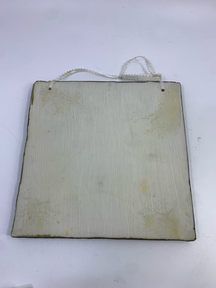 SUNFLOWER SLATE STYLE WALL HANGING.