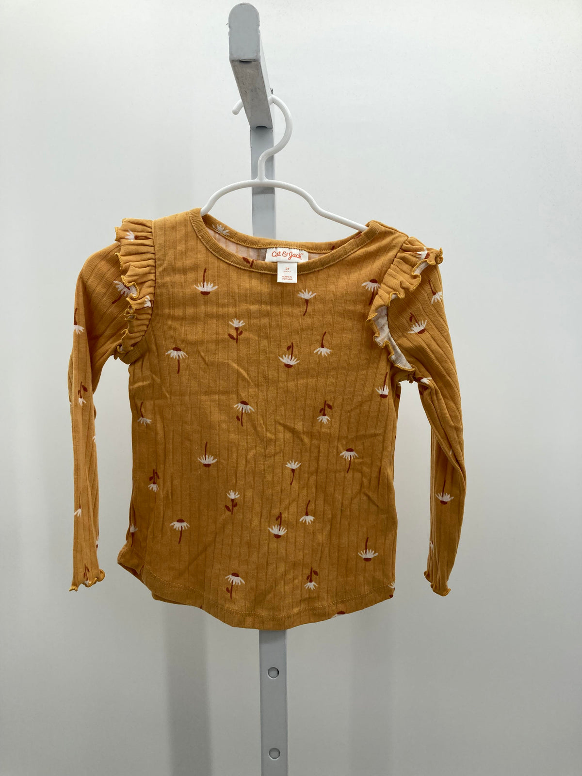 Cat & Jack Size 3T Girls Long Sleeve Shirt
