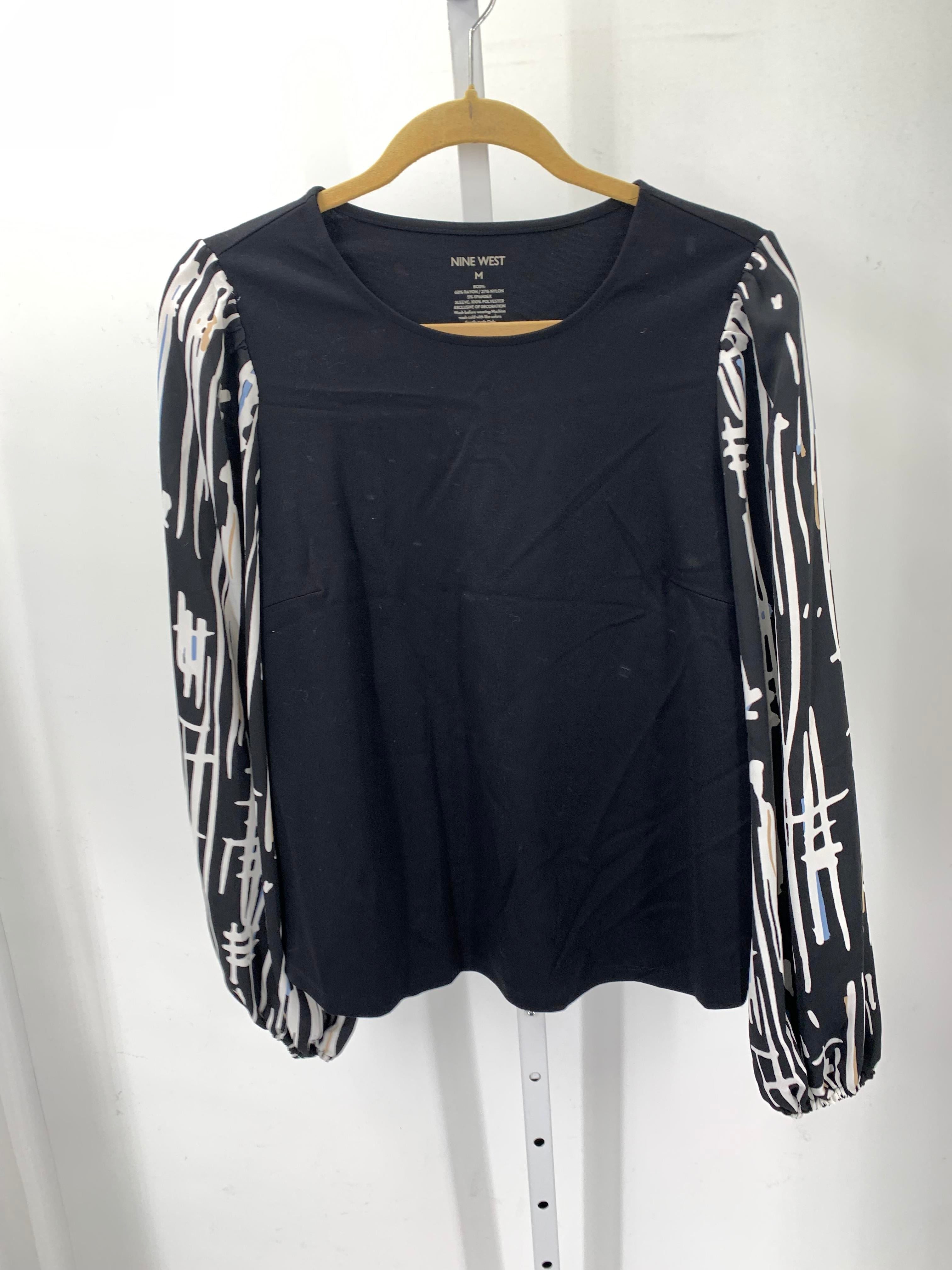 Nine West Size Medium Misses Long Sleeve Shirt