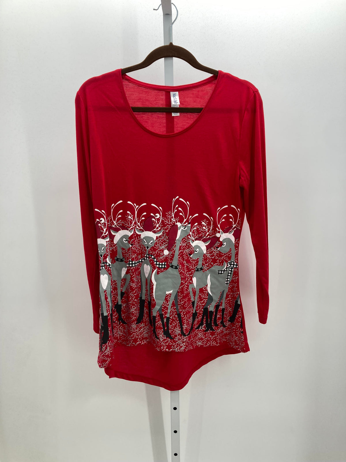 LONG SLV SHIRT REINDEER.