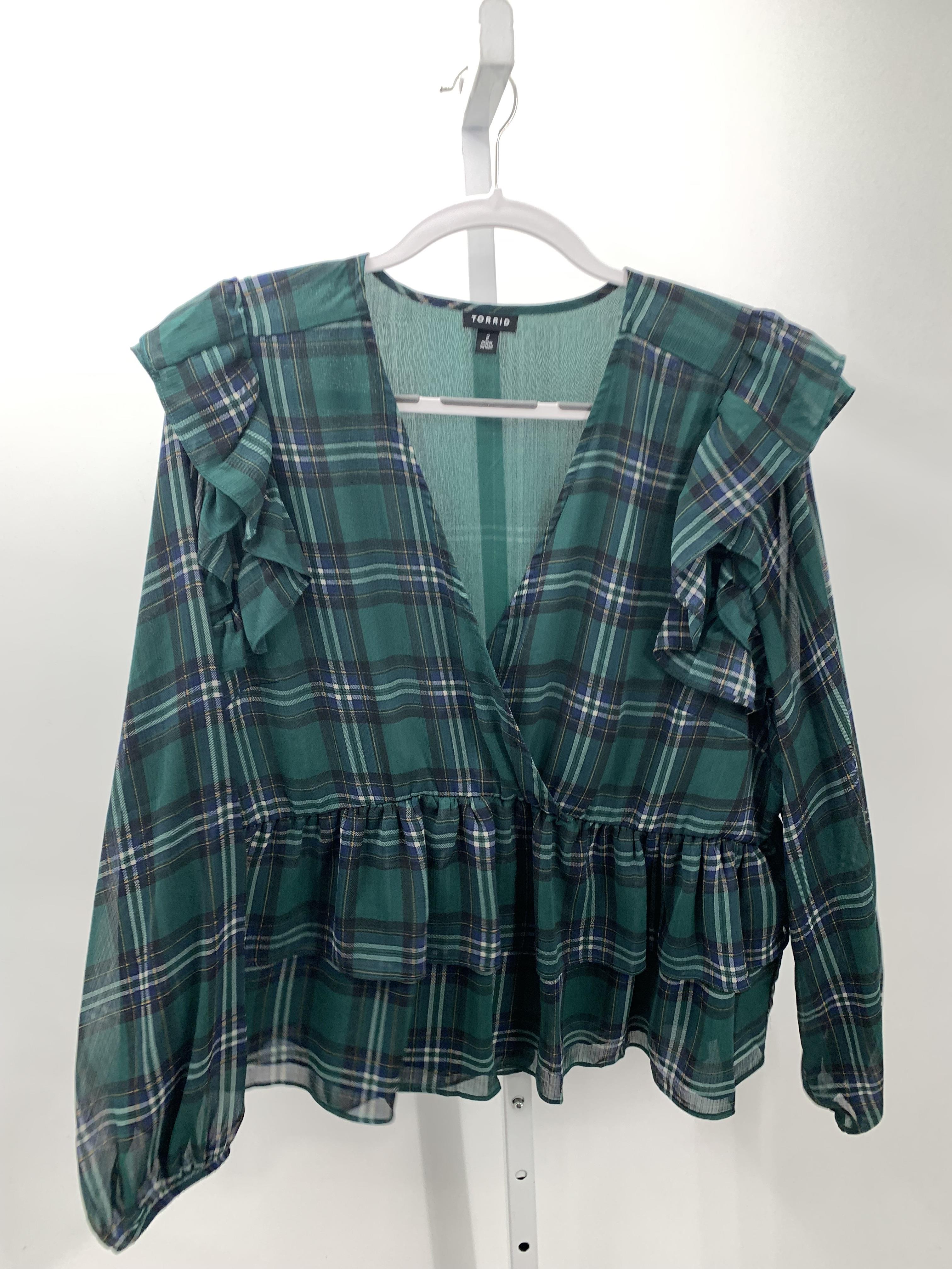 Torrid Size 2X Womens Long Sleeve Shirt