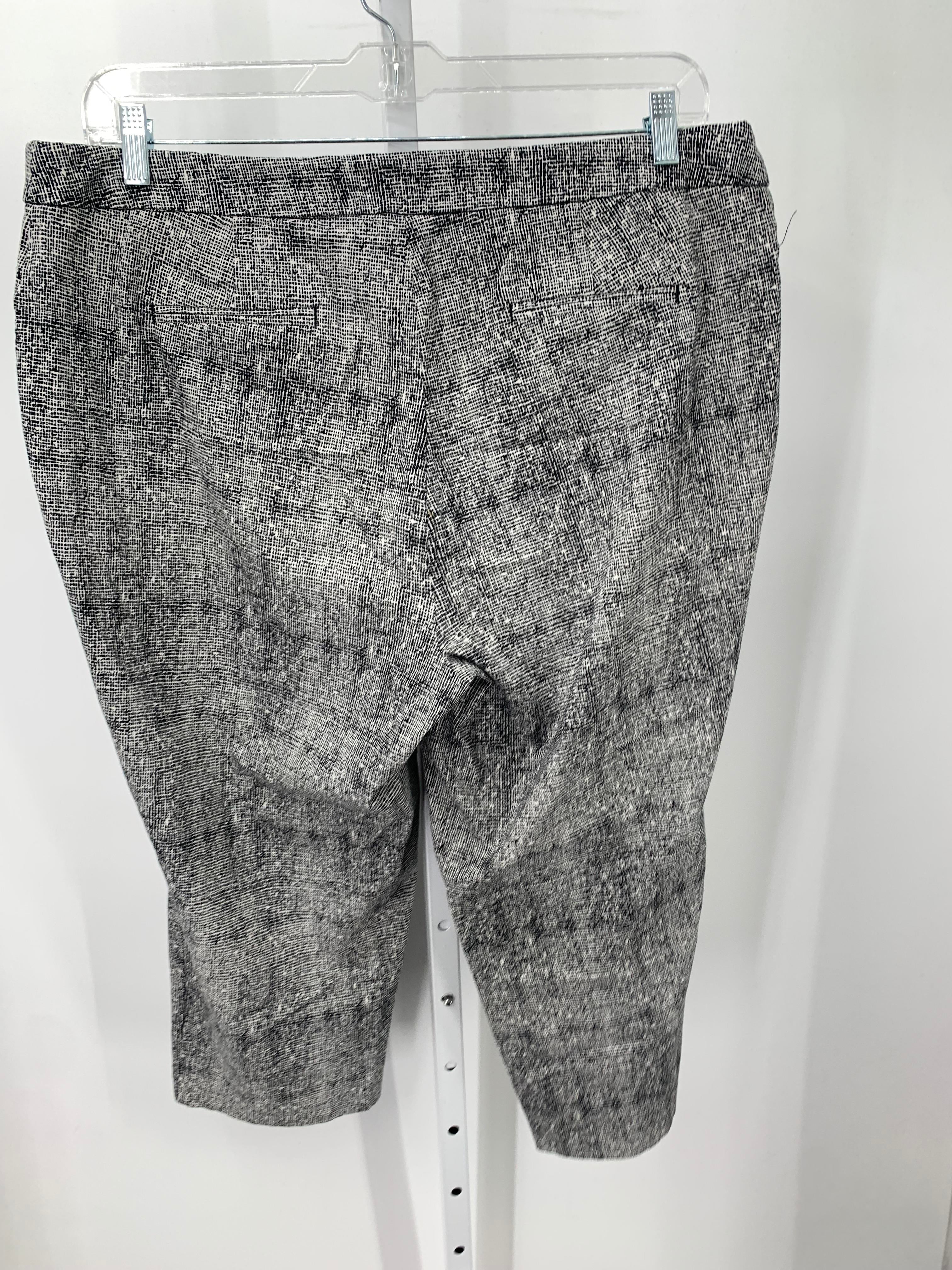Dalia Collection Size 22 W Womens Cropped Pants