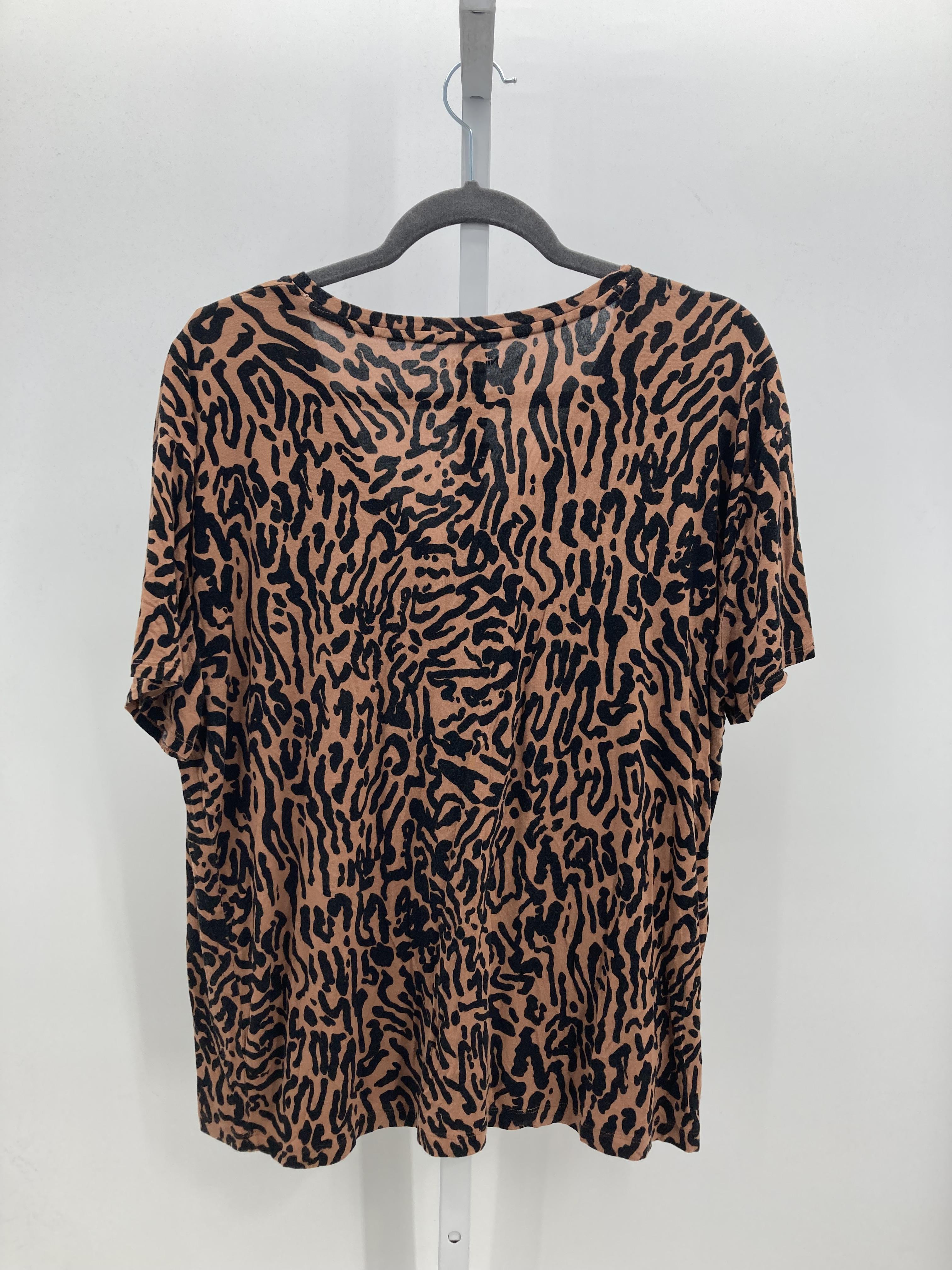 Nine West Size XXL Misses Short Sleeve Shirt