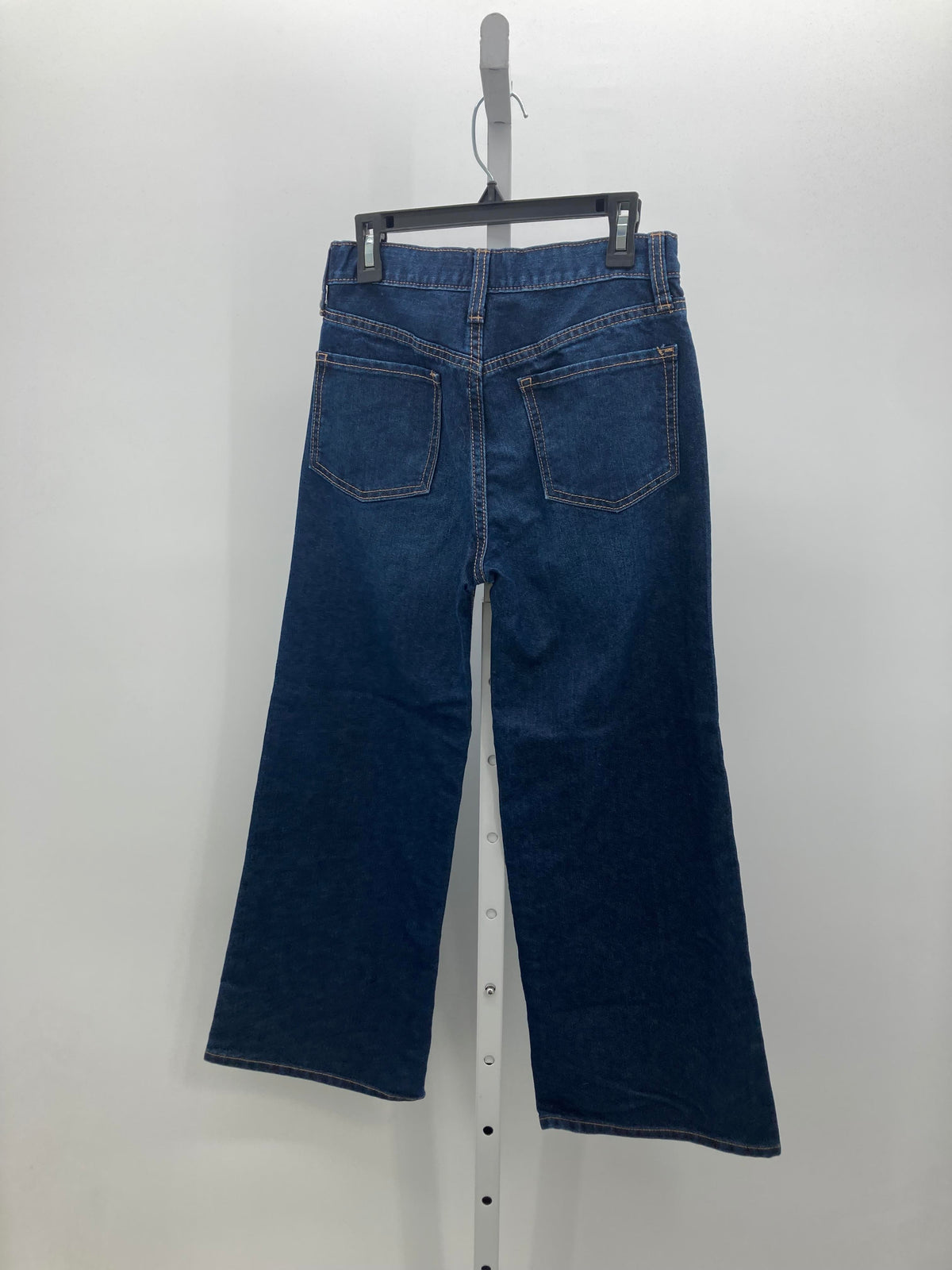 ADJ WAIST HIGH RISE BAGGY WIDE LEG