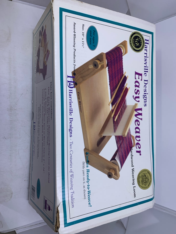 Vintage Harrisville Designs Easy Weaver Hardwood Weaving Loom In Box