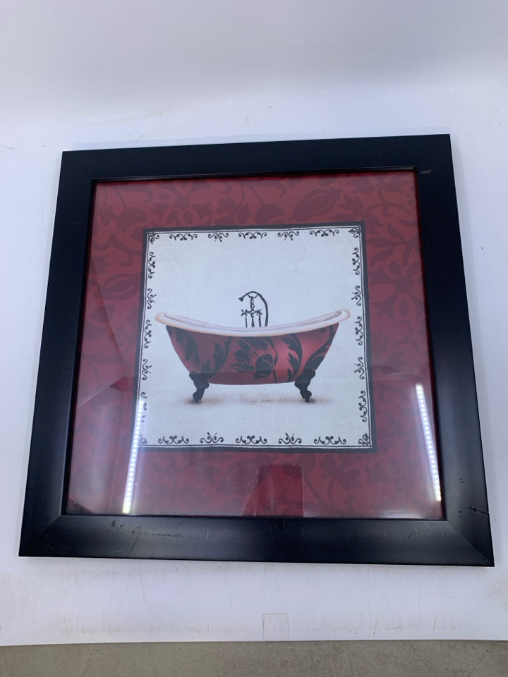 FRAMED SINK + MIRROR PRINT.