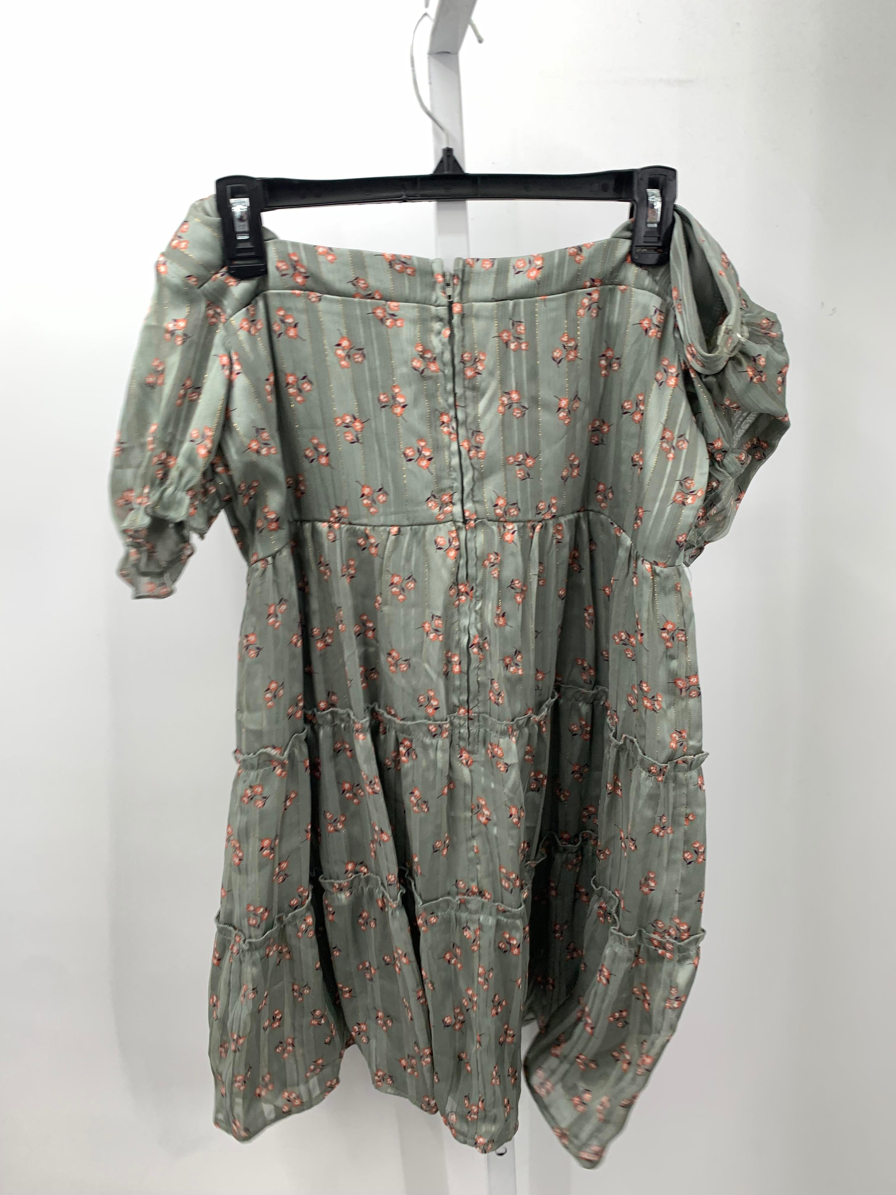 Trixxi Size Extra Large Juniors Short Sleeve Dress