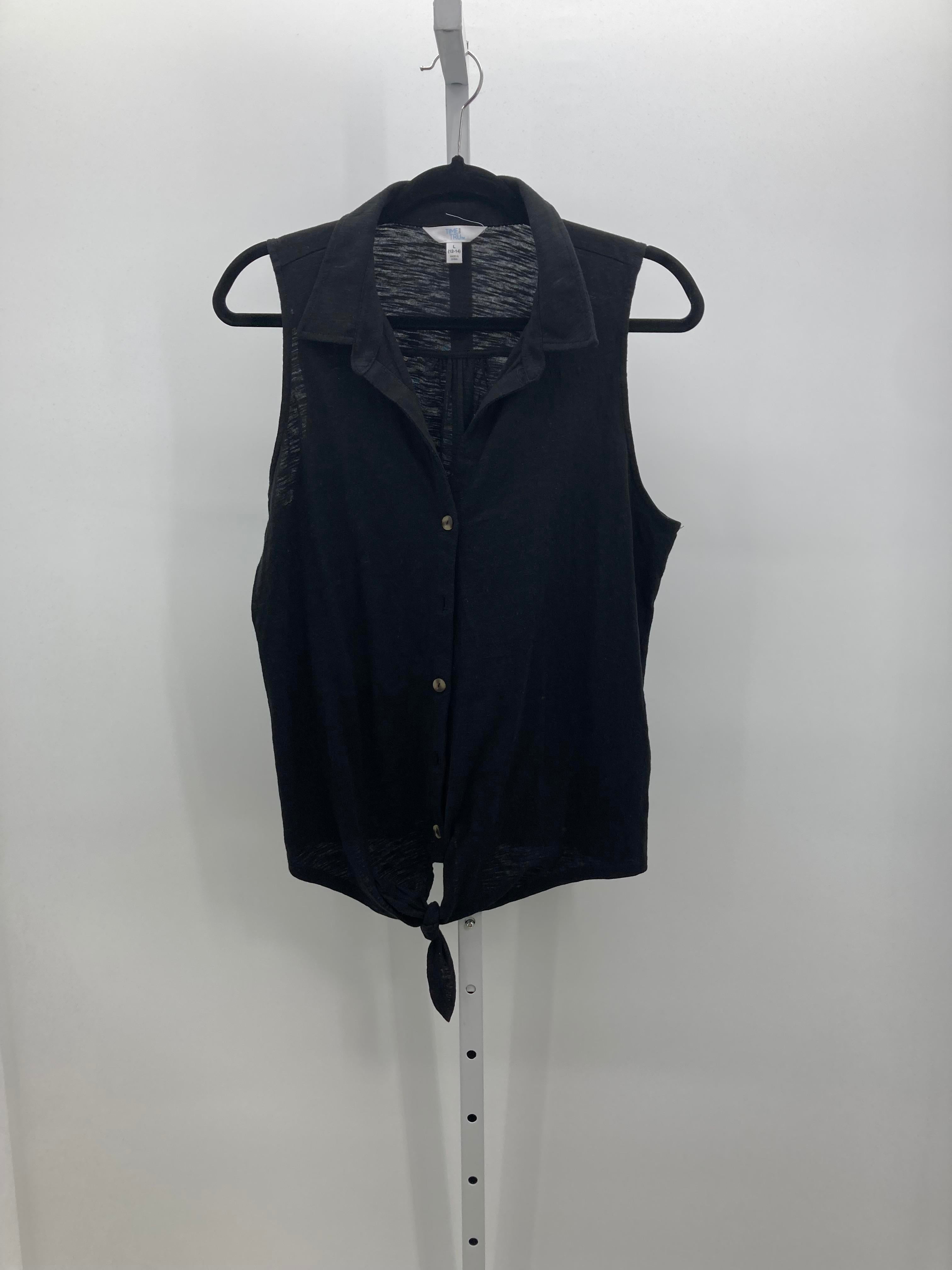 Time and Tru Size Large Misses Sleeveless Shirt