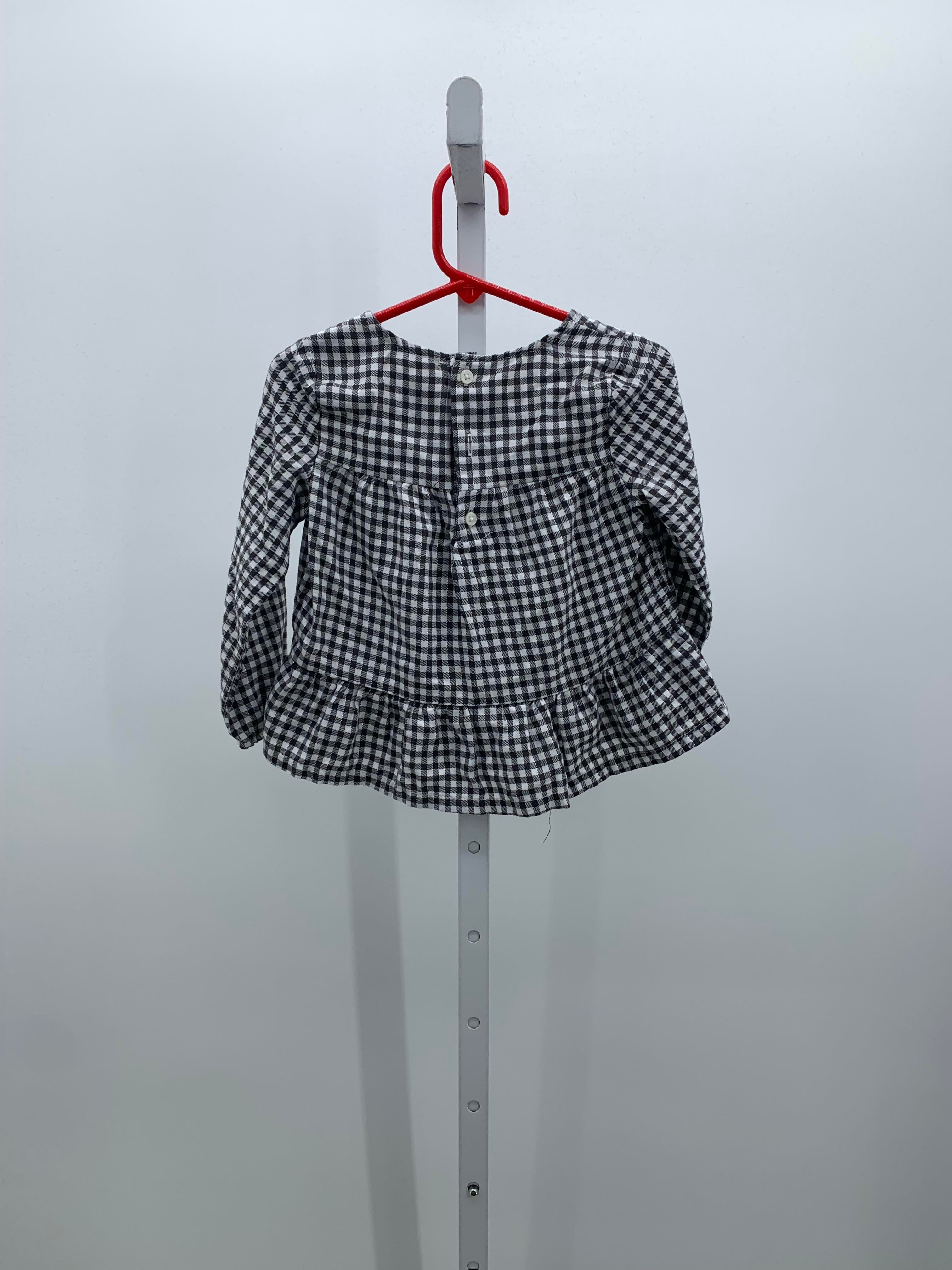Carters Size 2T Girls Long Sleeve Shirt