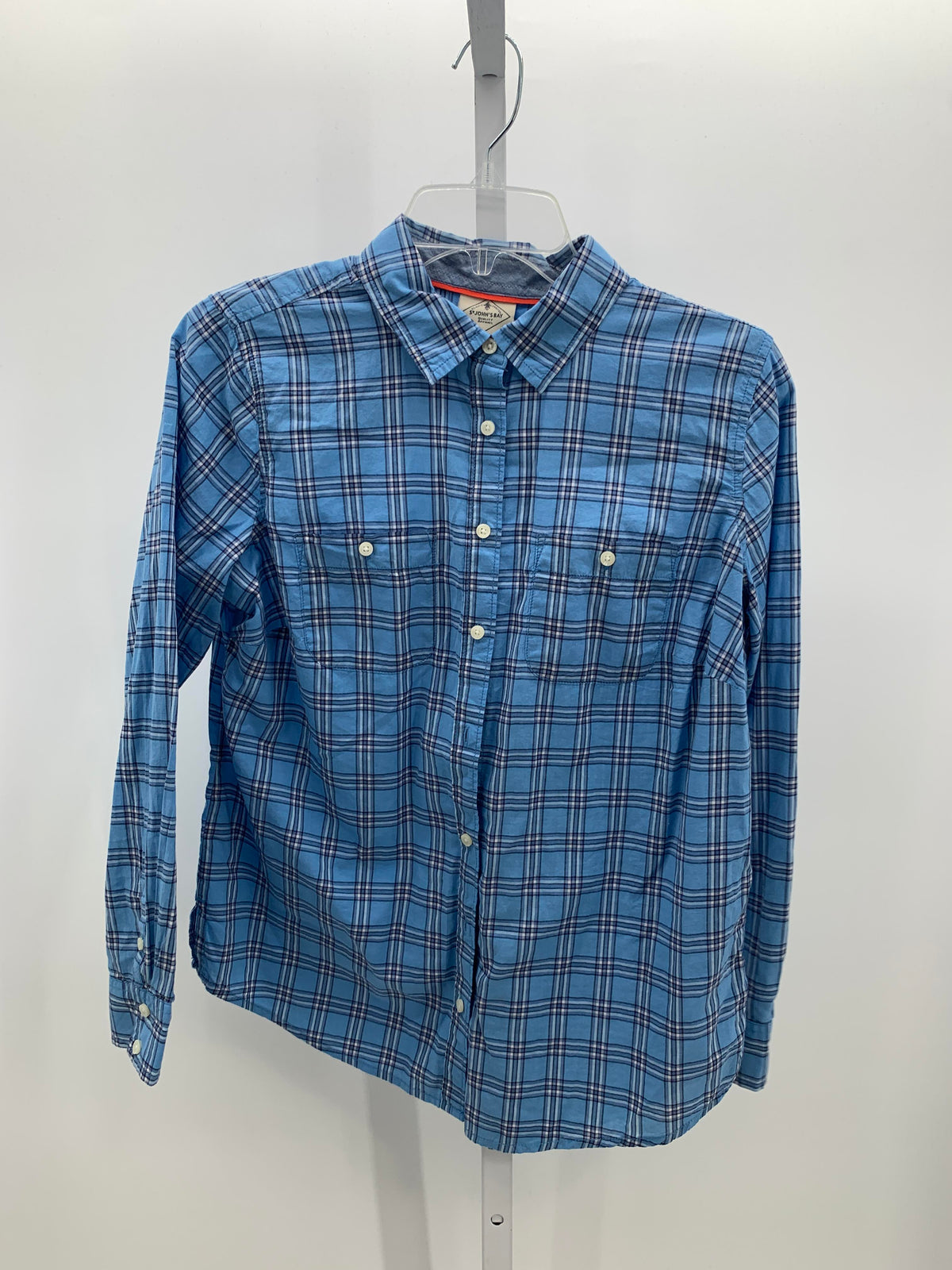 St. Johns Bay Size Medium Petite Petite Long Sleeve Shirt