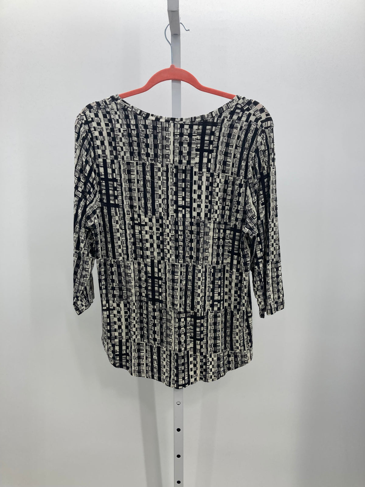 JM Collection Size Large Petite Petite 3/4 Sleeve Shirt