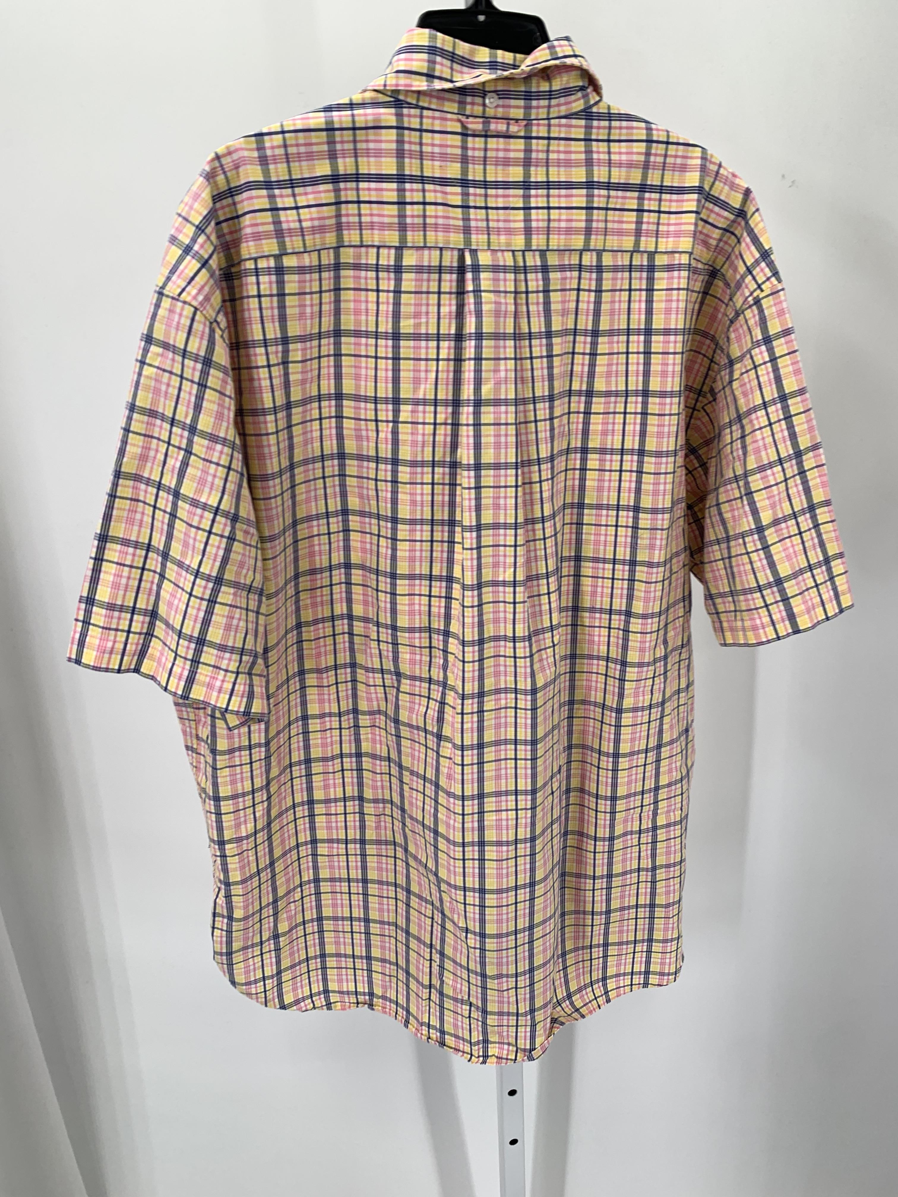 PINK WHITE BLUE PLAID