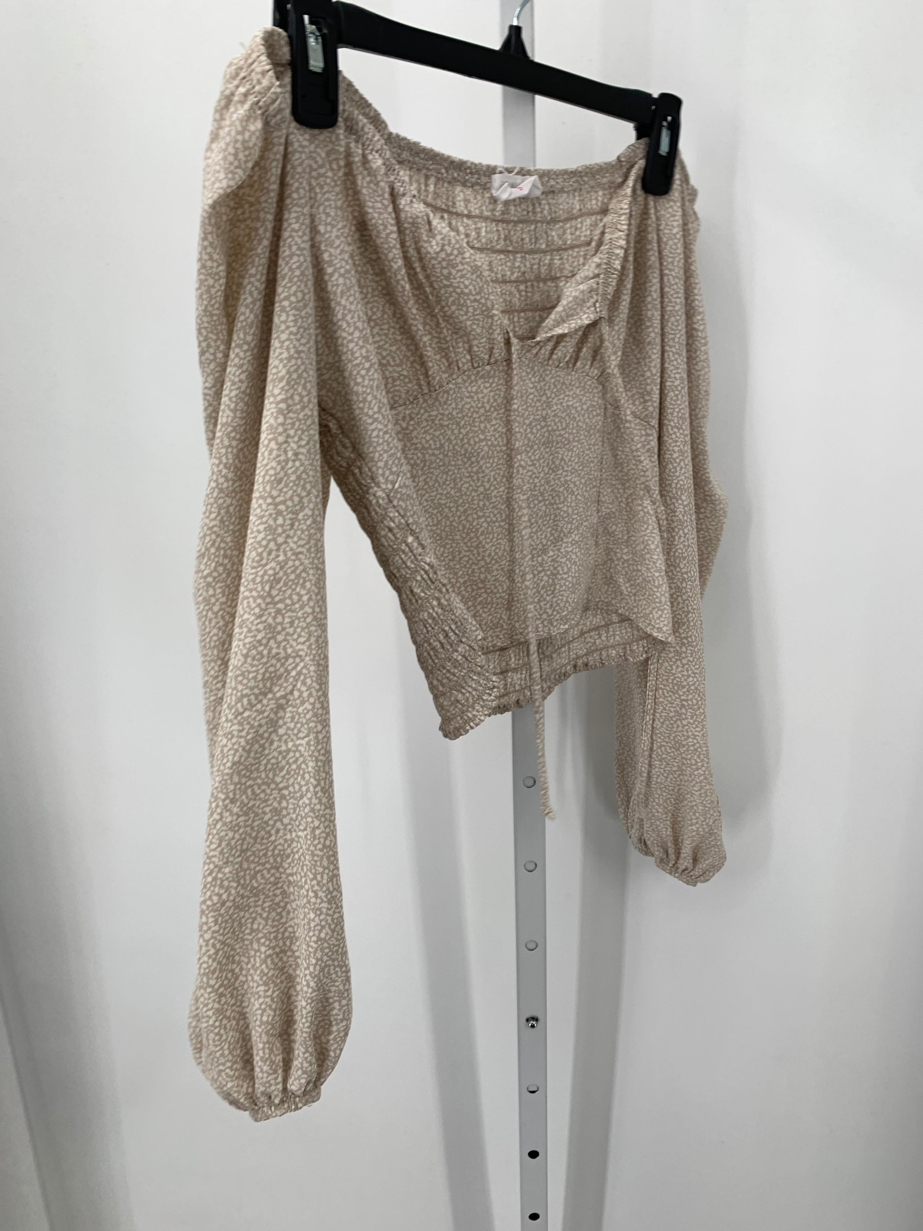 Size Small Juniors Long Sleeve Shirt