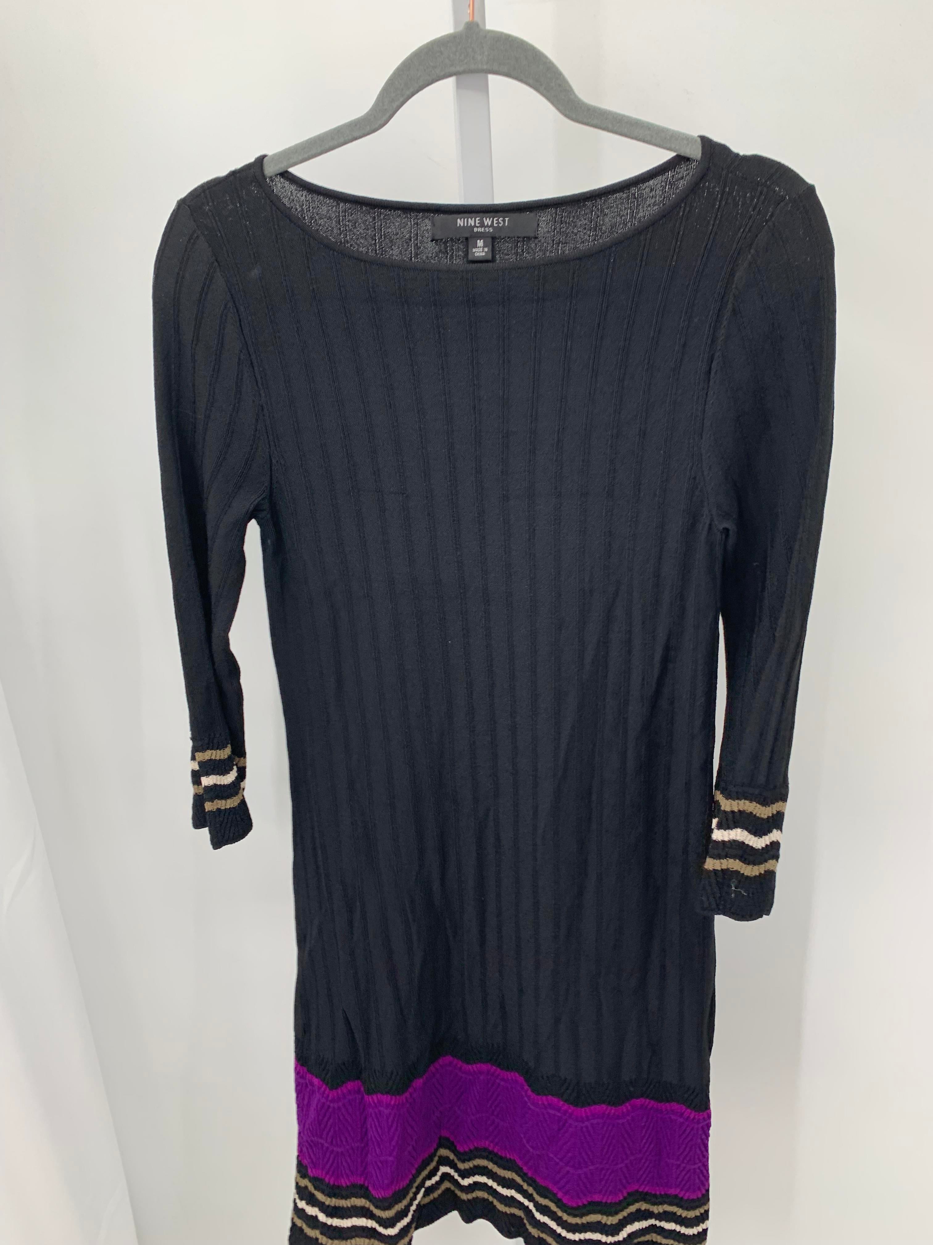 Nine West Size Medium Misses Long Sleeve Dress
