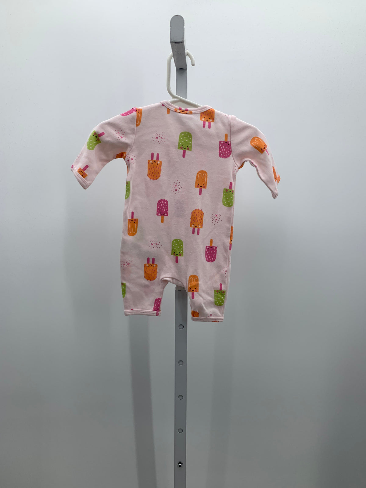 Size Newborn Girls Long Slv. Romper
