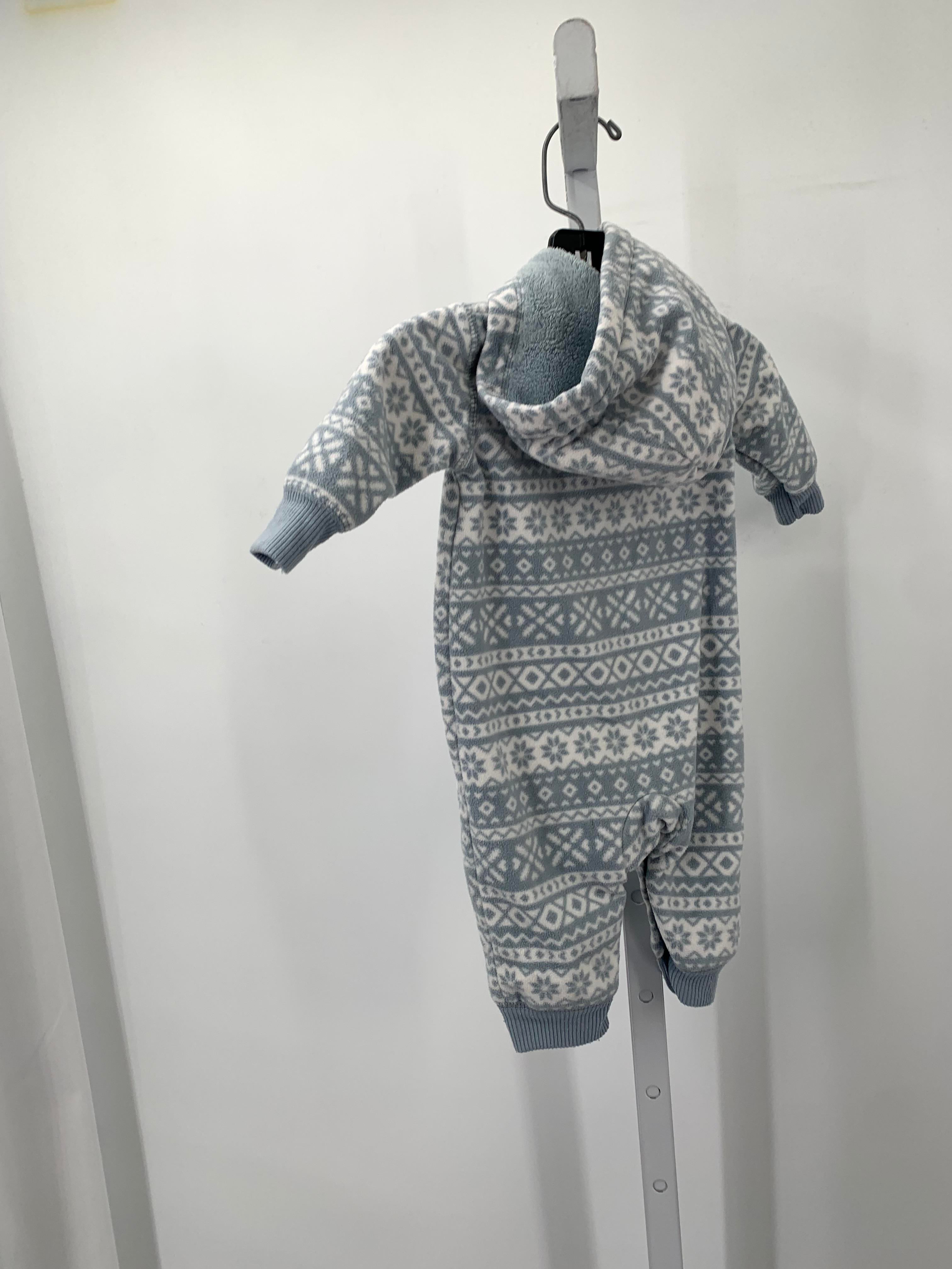 WHITE PRINT HOODED FLEECE