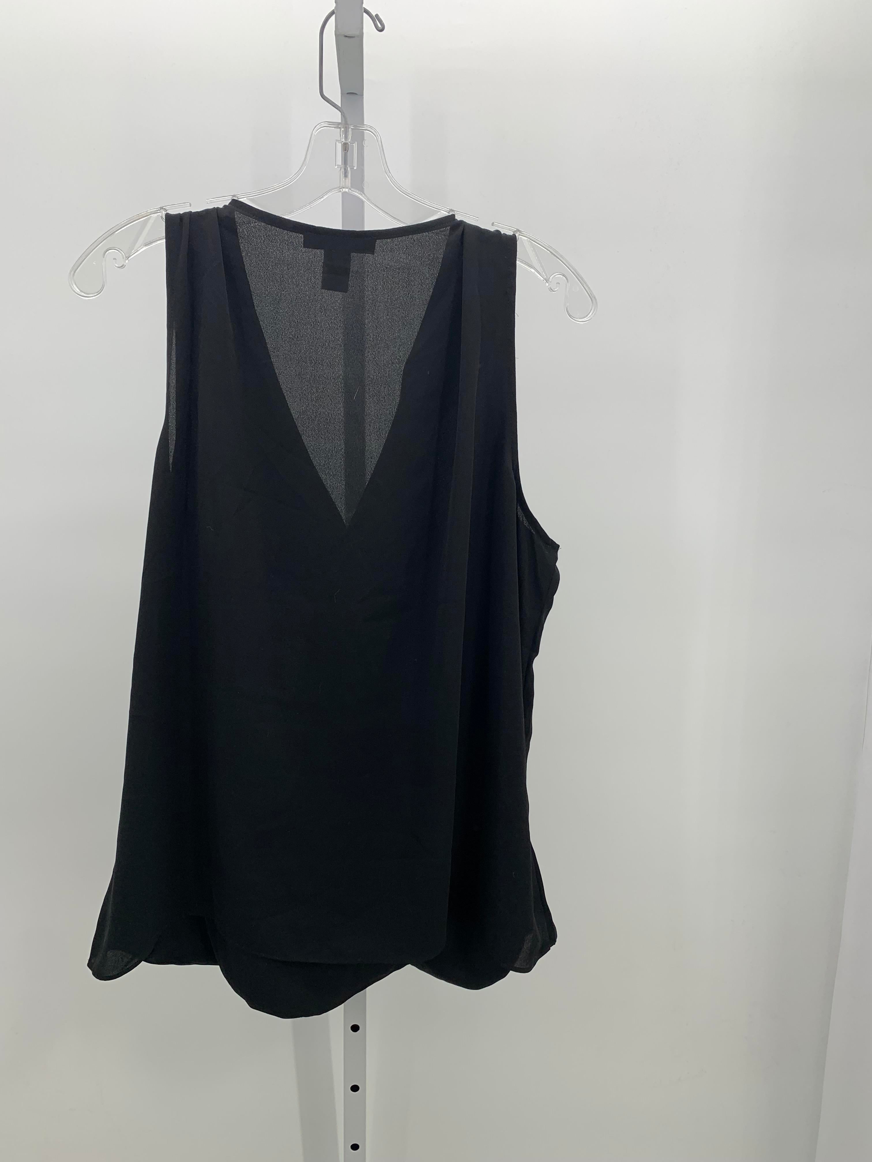White House Black Size Extra Large Misses Sleeveless Shirt