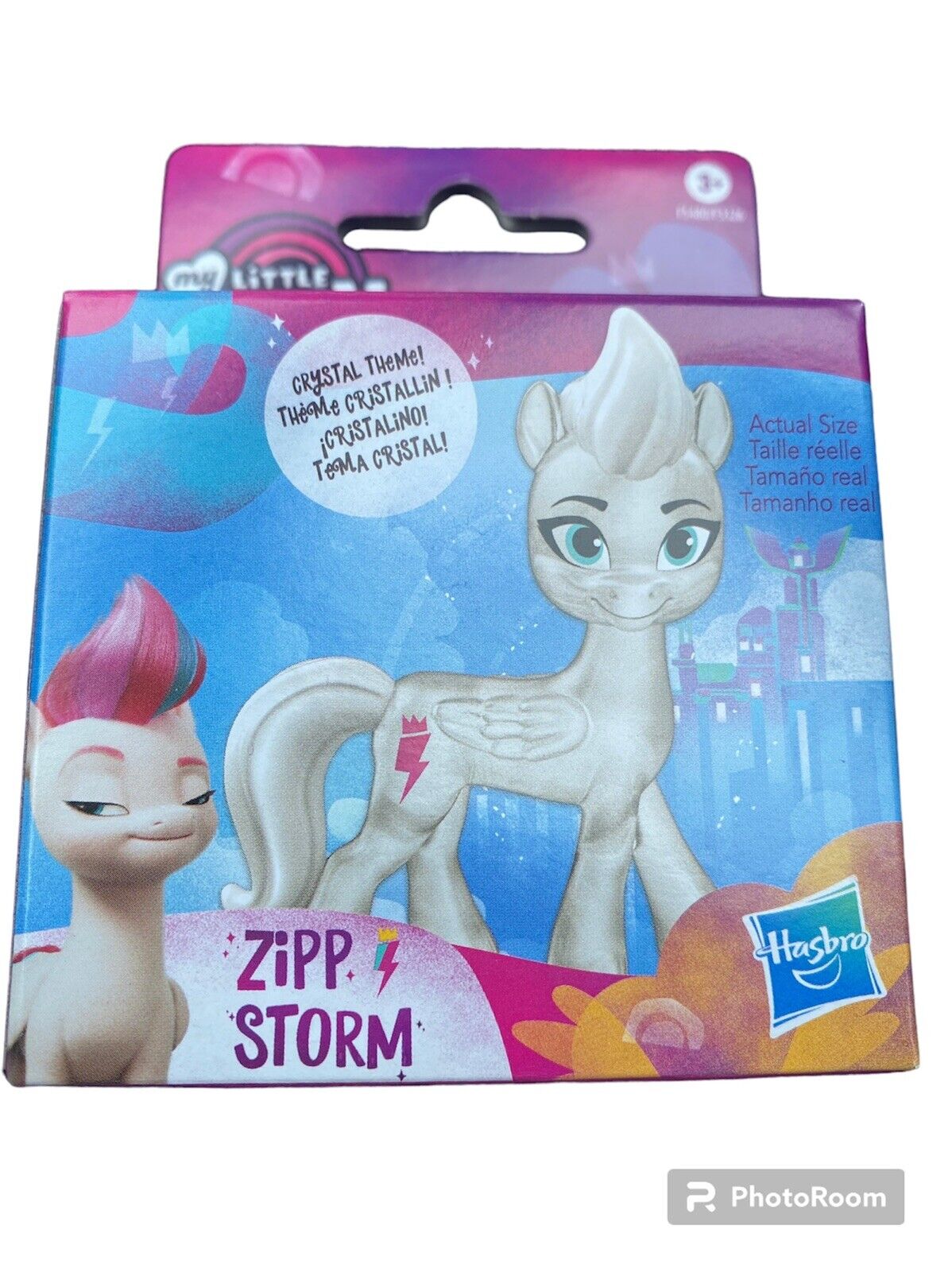 My Little Pony: a New Generation Zipp Storm Translucent White Pony Action Figure