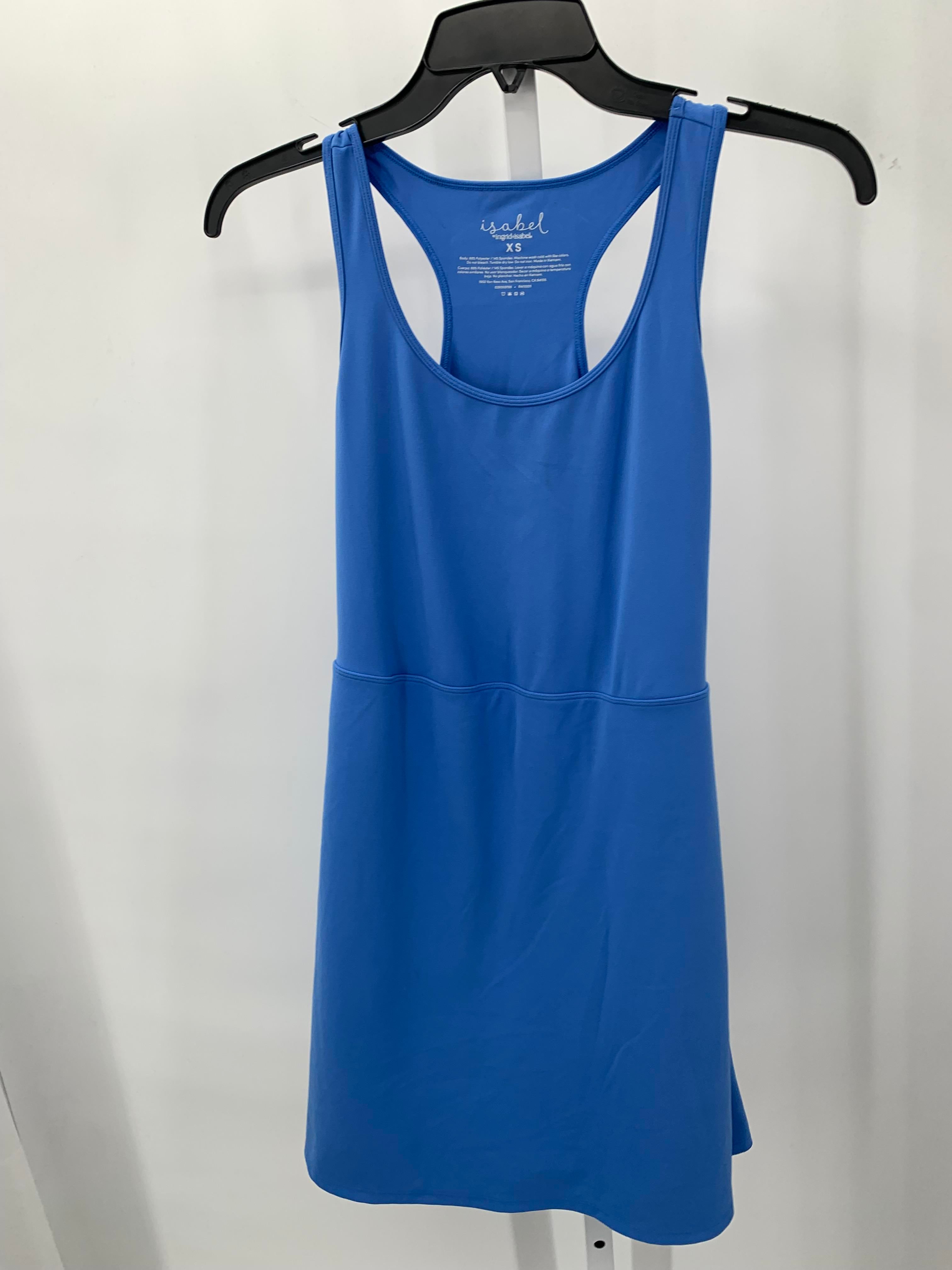 Isabel Blue Size X Small Maternity Sleeveless Dress