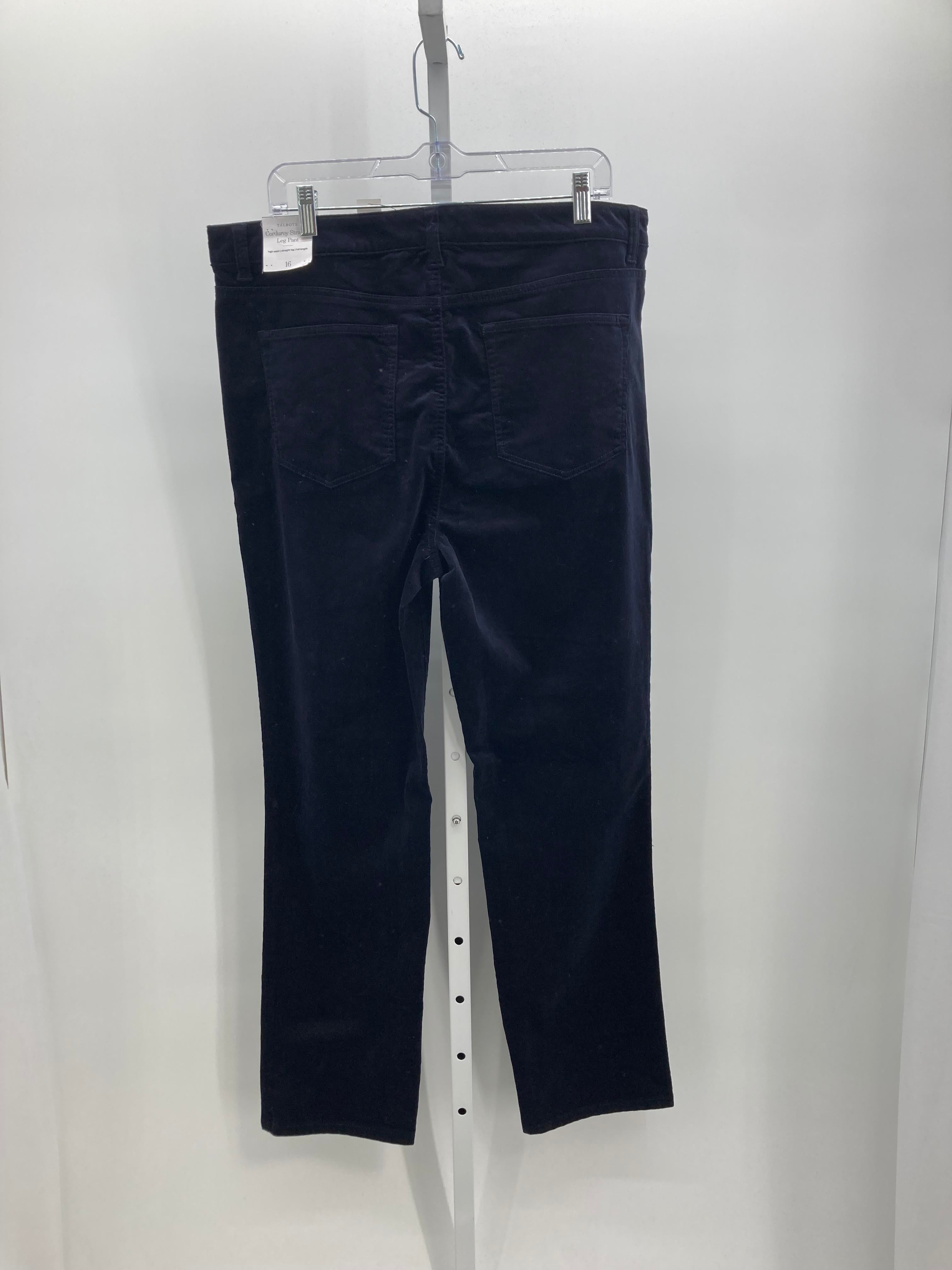 Talbots Size 16 Misses Corduroy Pants