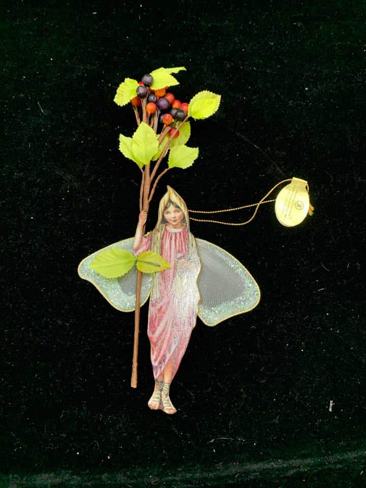 THE WAYFARING TREE FAIRY PORCELAIN ORNAMENT.