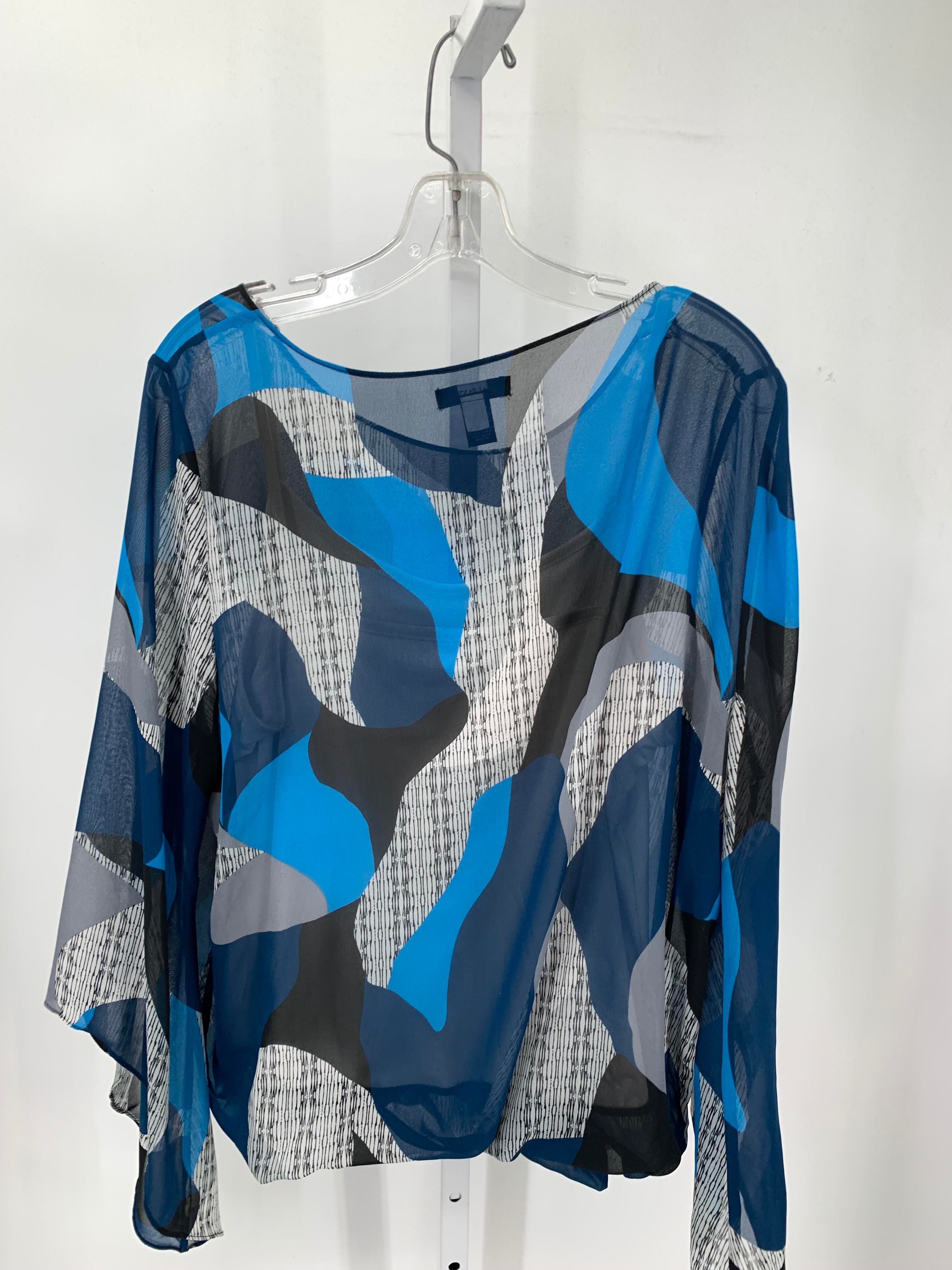 Alfani Size Large Misses 3/4 Sleeve Shirt