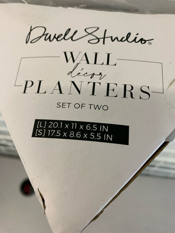 NIP 2 WALL DECOR PLANTERS.