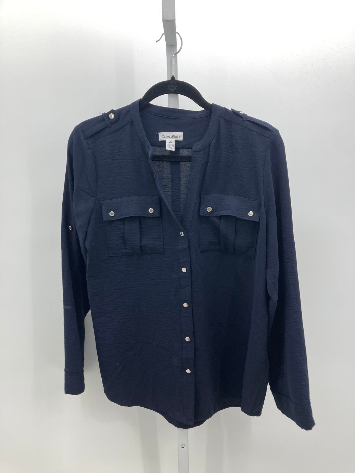 Calvin Klein Size Medium Misses Long Sleeve Shirt