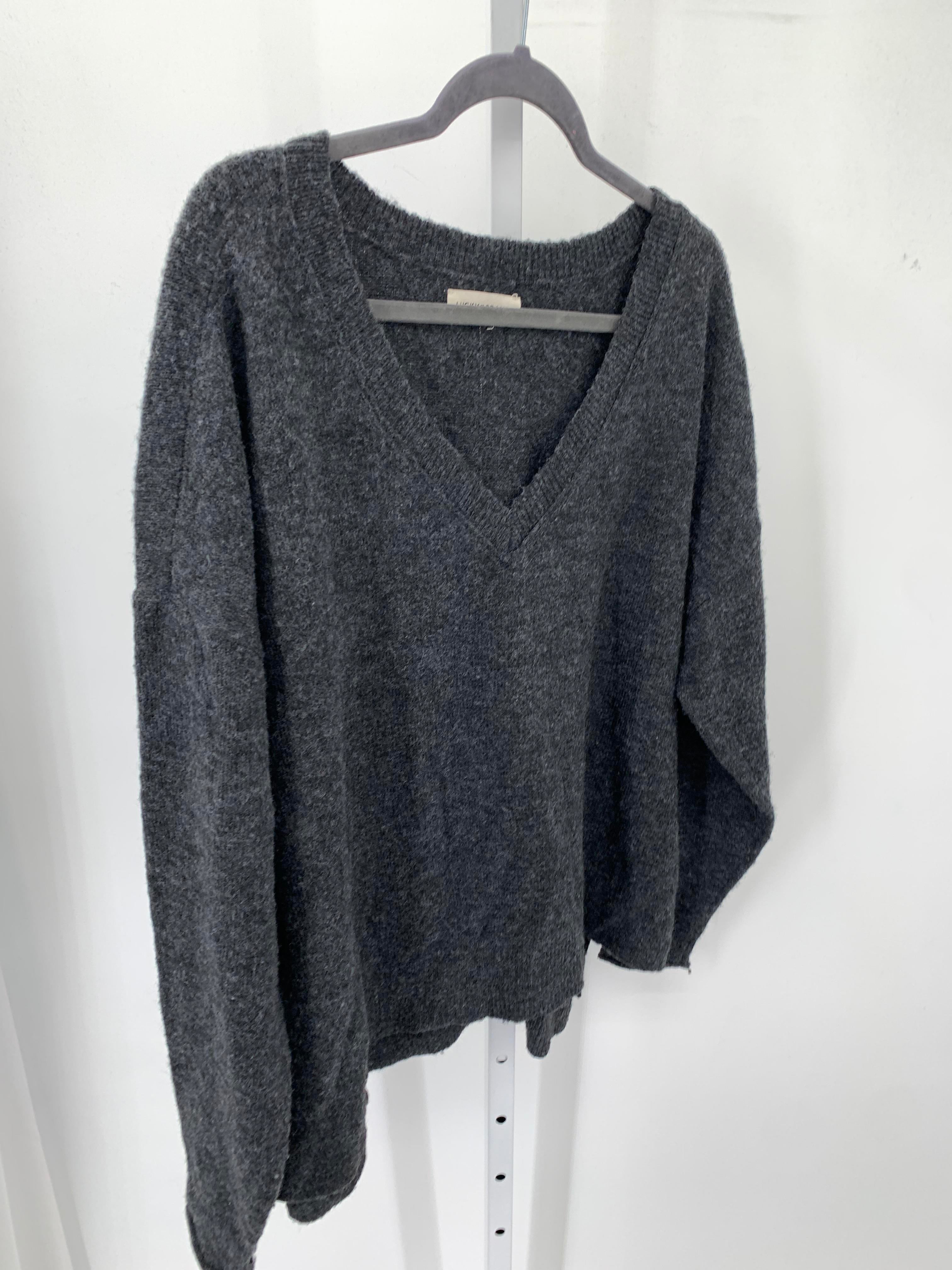 Lucky Brand Size Extra Large Misses Long Slv Sweater