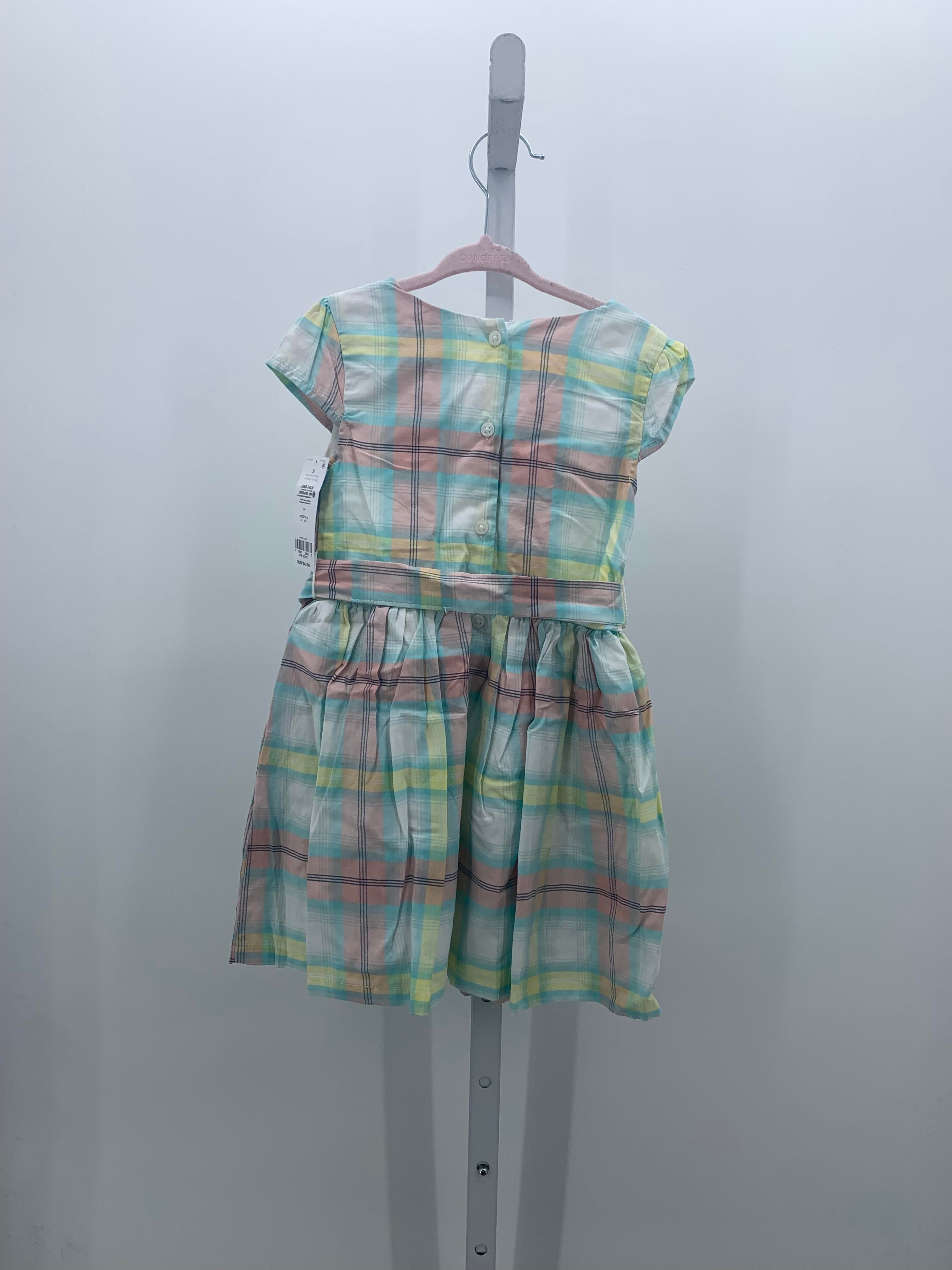 Carters Size 3T Girls Short Sleeve Dress