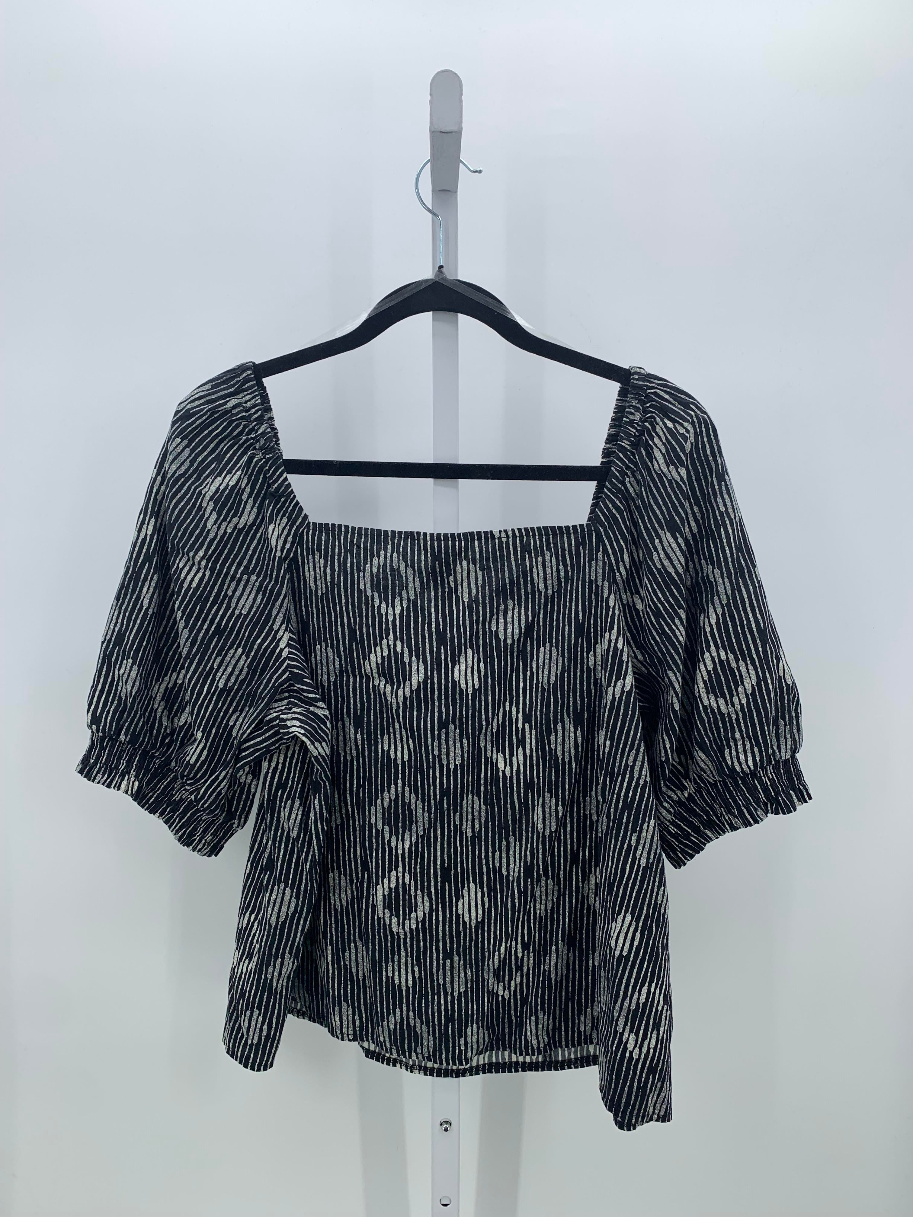 A.N.A. Size Extra Large Misses Short Sleeve Shirt