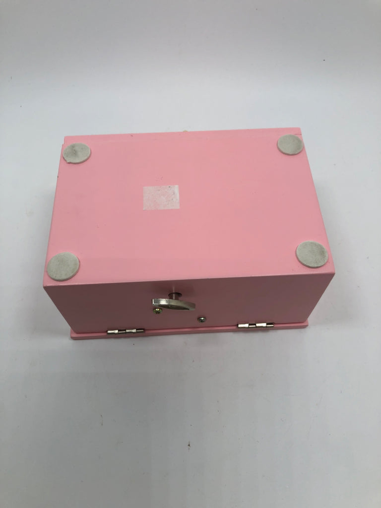 PURRRFECT WOOD JEWELRY MUSIC BOX.