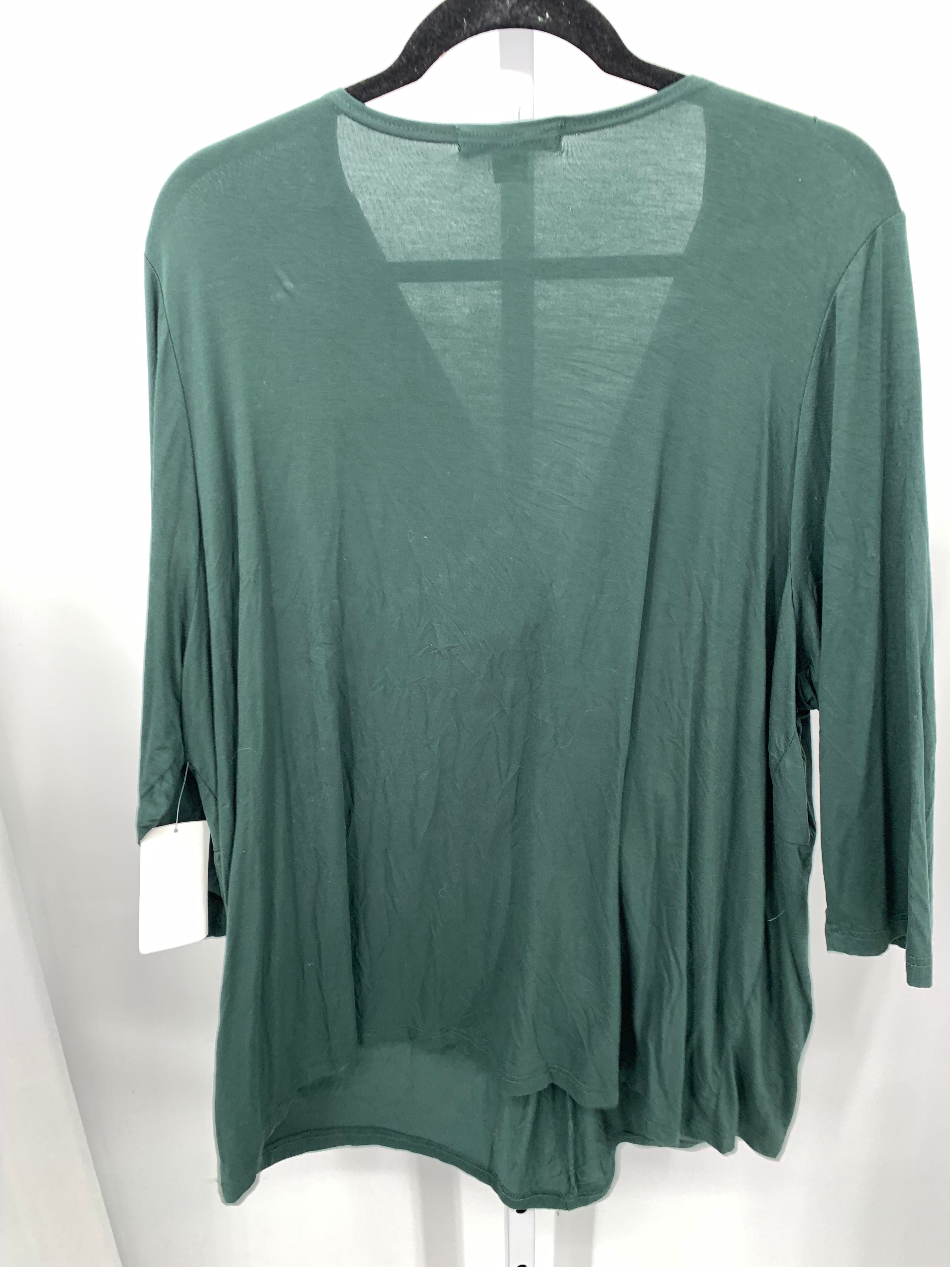 Size 2X Womens 3/4 Sleeve Shirt