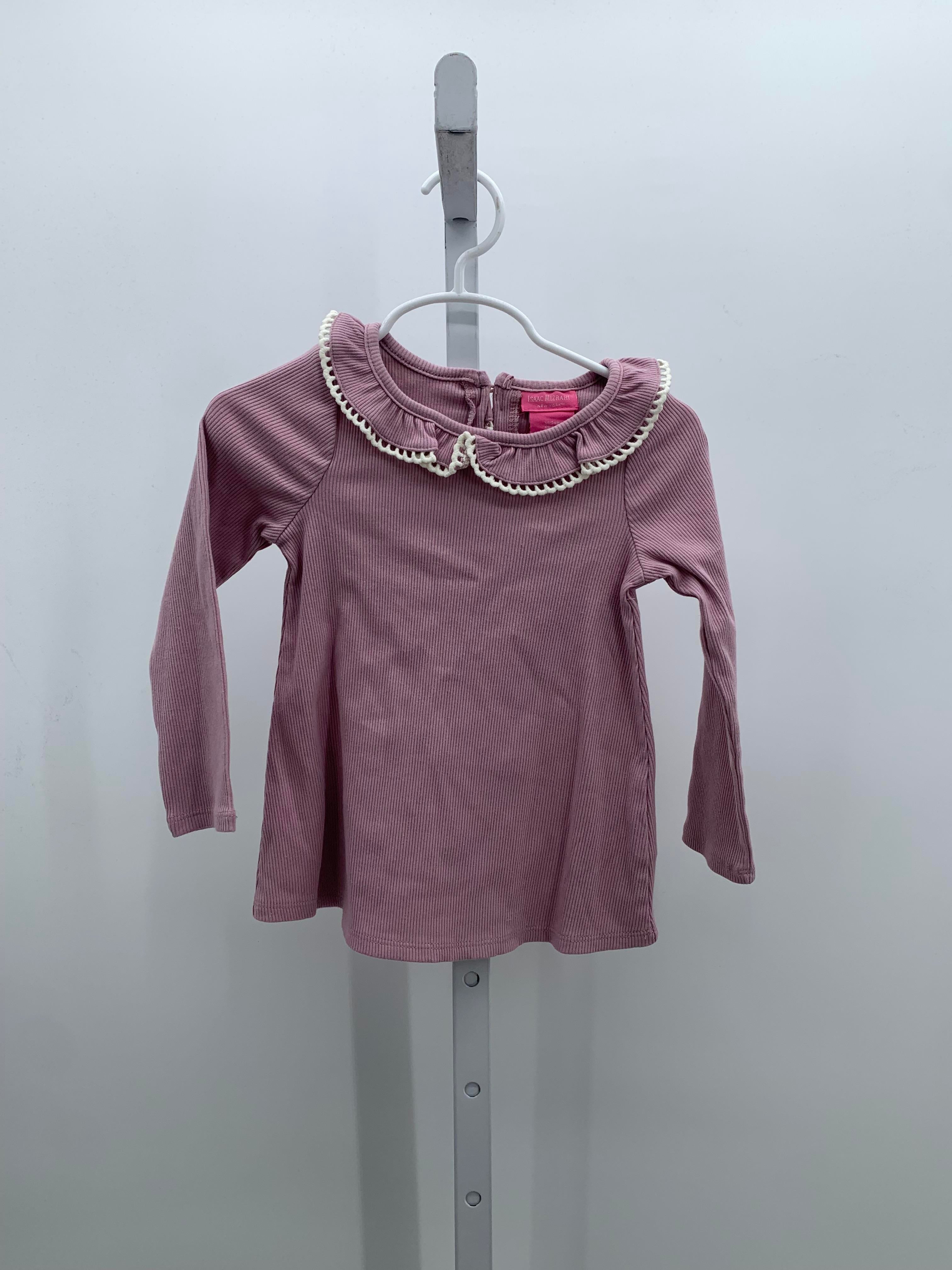 Isaac Mizrahi Size 24 Months Girls Long Sleeve Shirt