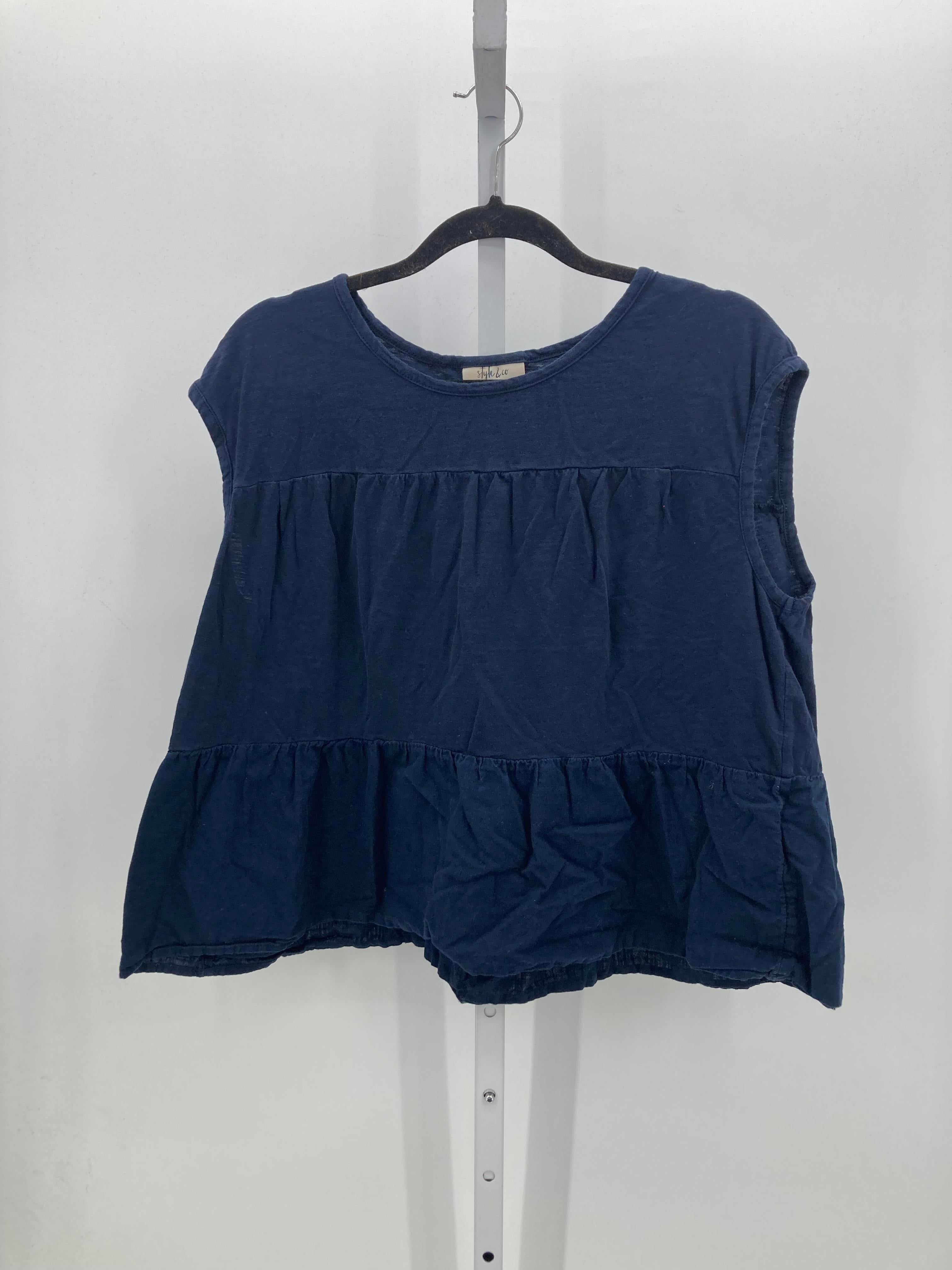Style & Co. Size Large Misses Sleeveless Shirt