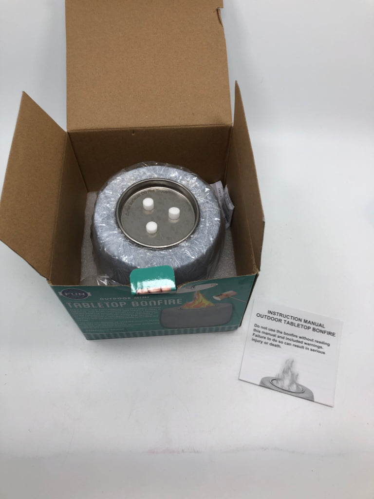 NIB MINI TABLETOP BONFIRE.