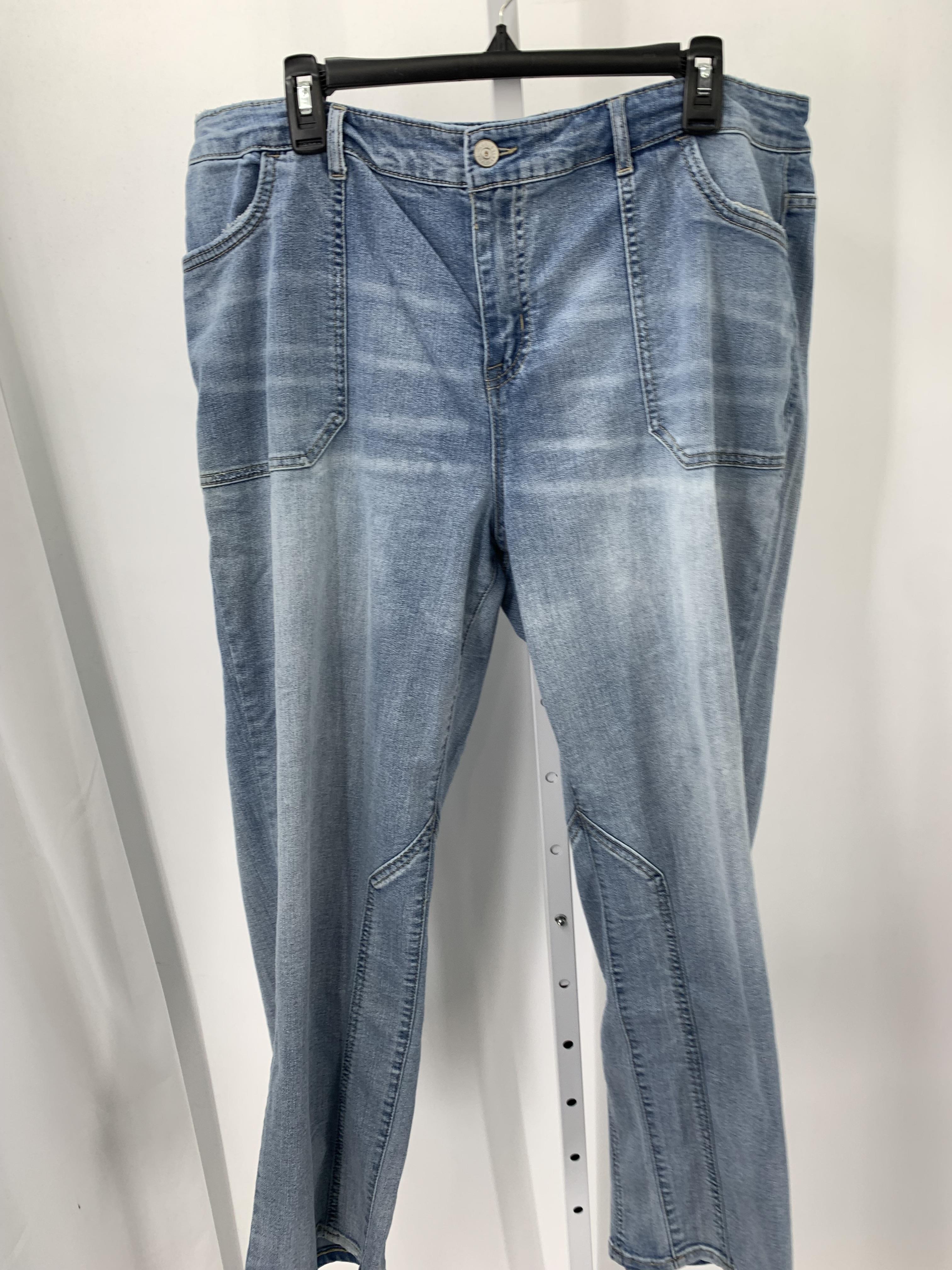LOGO Size 18 W Womens Jeans