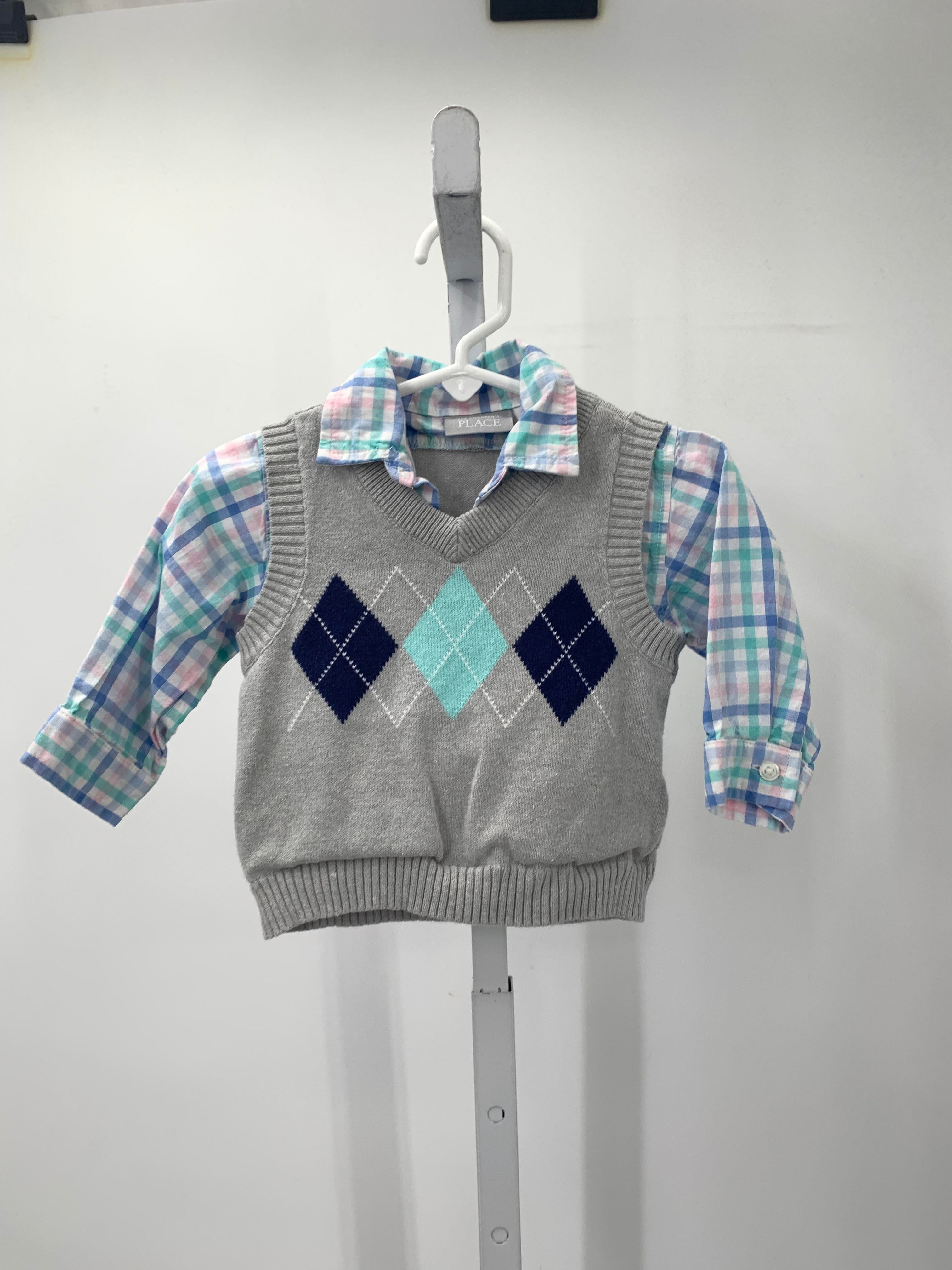 PINK PLAID DIAMOND SWEATER VEST