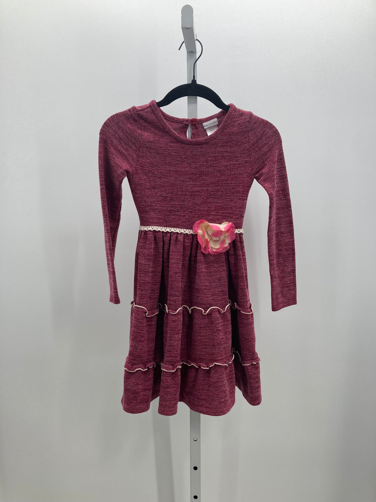Sweet Heart Rose Size 6 Girls Long Sleeve Dress