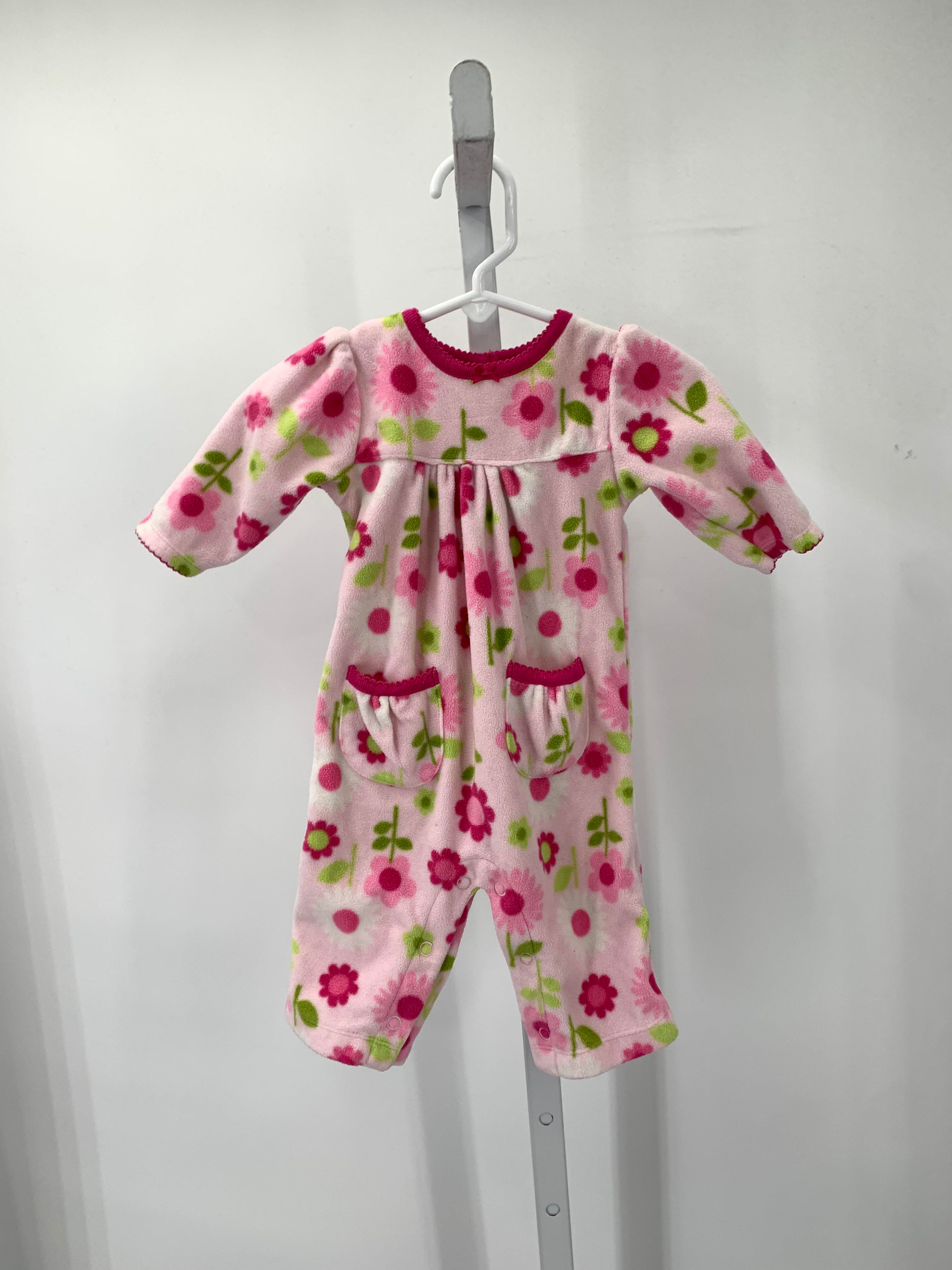 Carters Size 3 Months Girls Long Slv. Romper