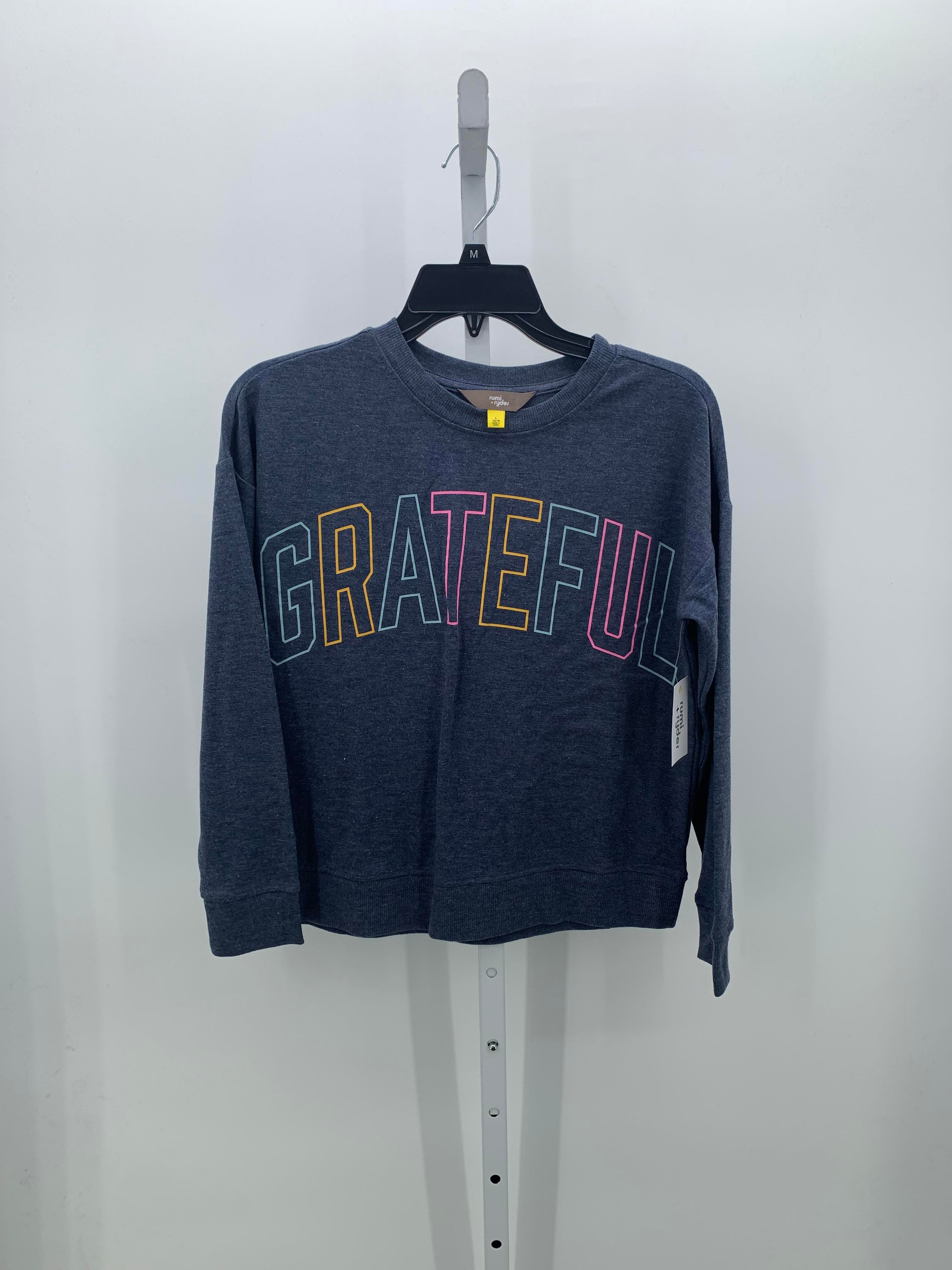 Size 12-14 Girls Long Sleeve Shirt