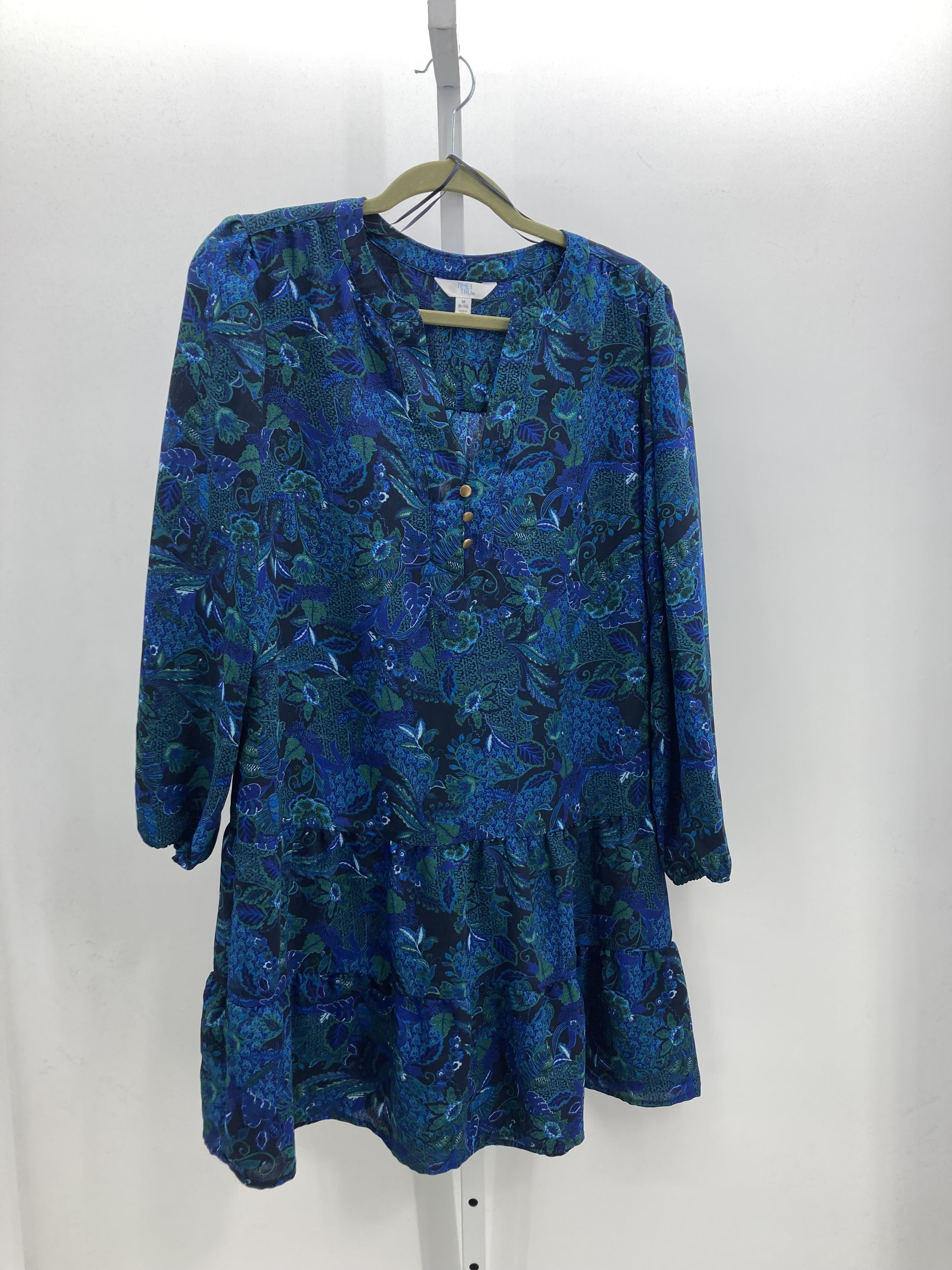 Time and Tru Size Medium Misses Long Sleeve Dress