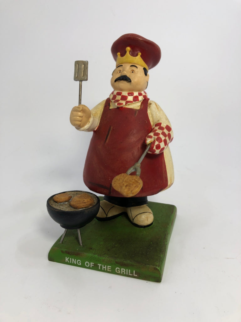 KING OF THE GRILL BOBBLE HEAD.