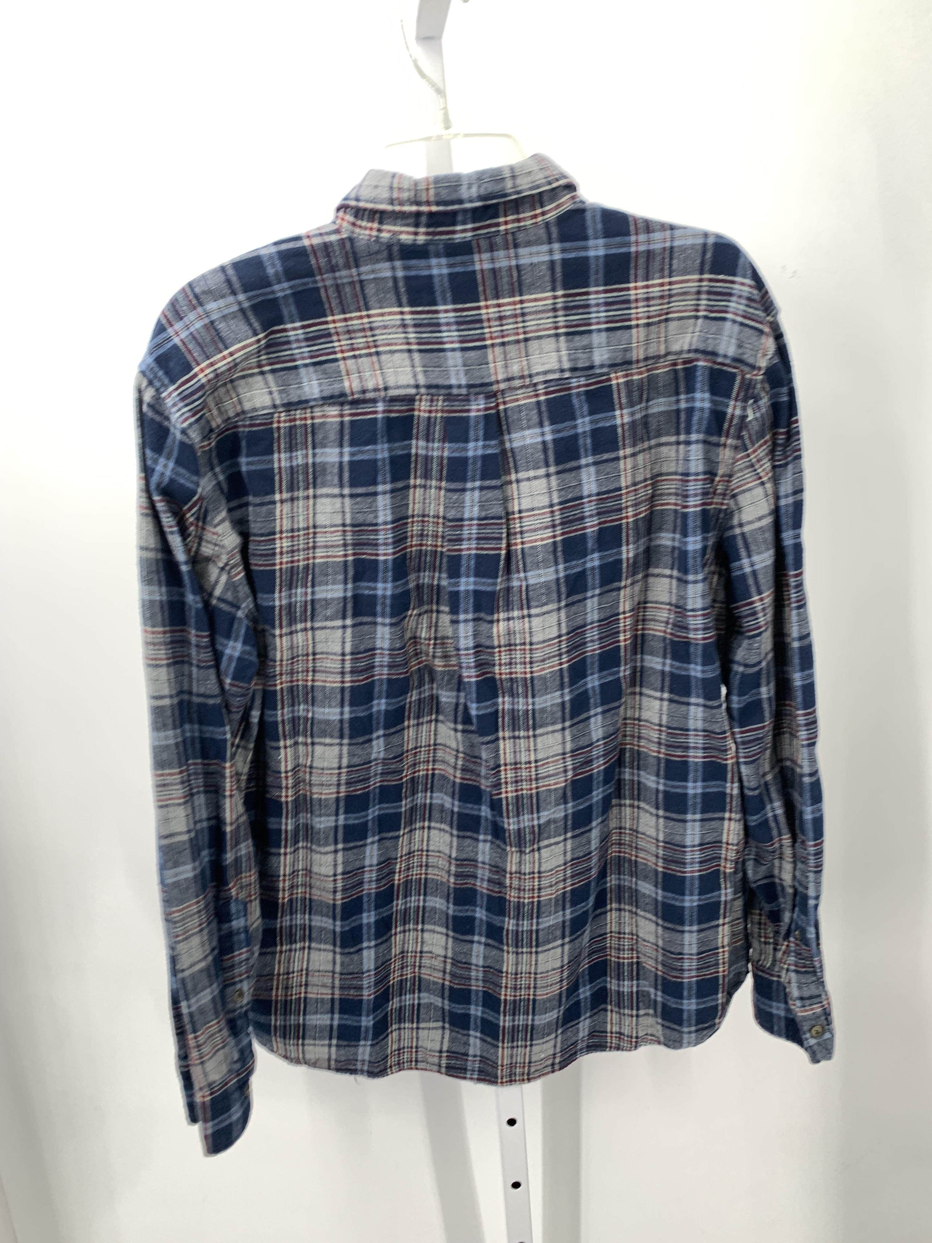 GREY PLAID BTN DOWN