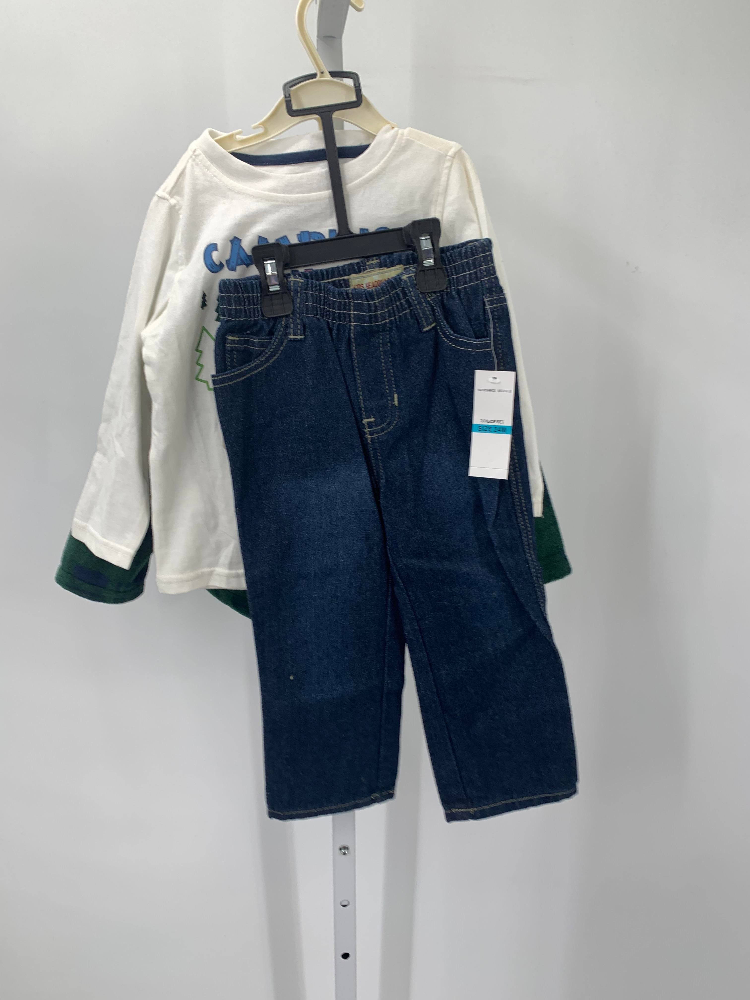 NEW FLEECE JACKET LONG SLV SHIRT AND JEANS