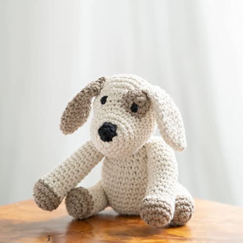 Hoooked Puppy Millie Yarn Kit W/Eco Barbante Yarn- -