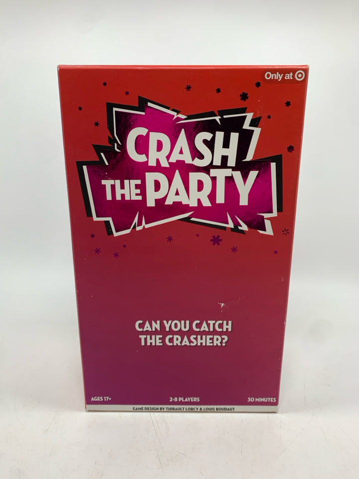 NIB CRASH THE PARTY GAME.